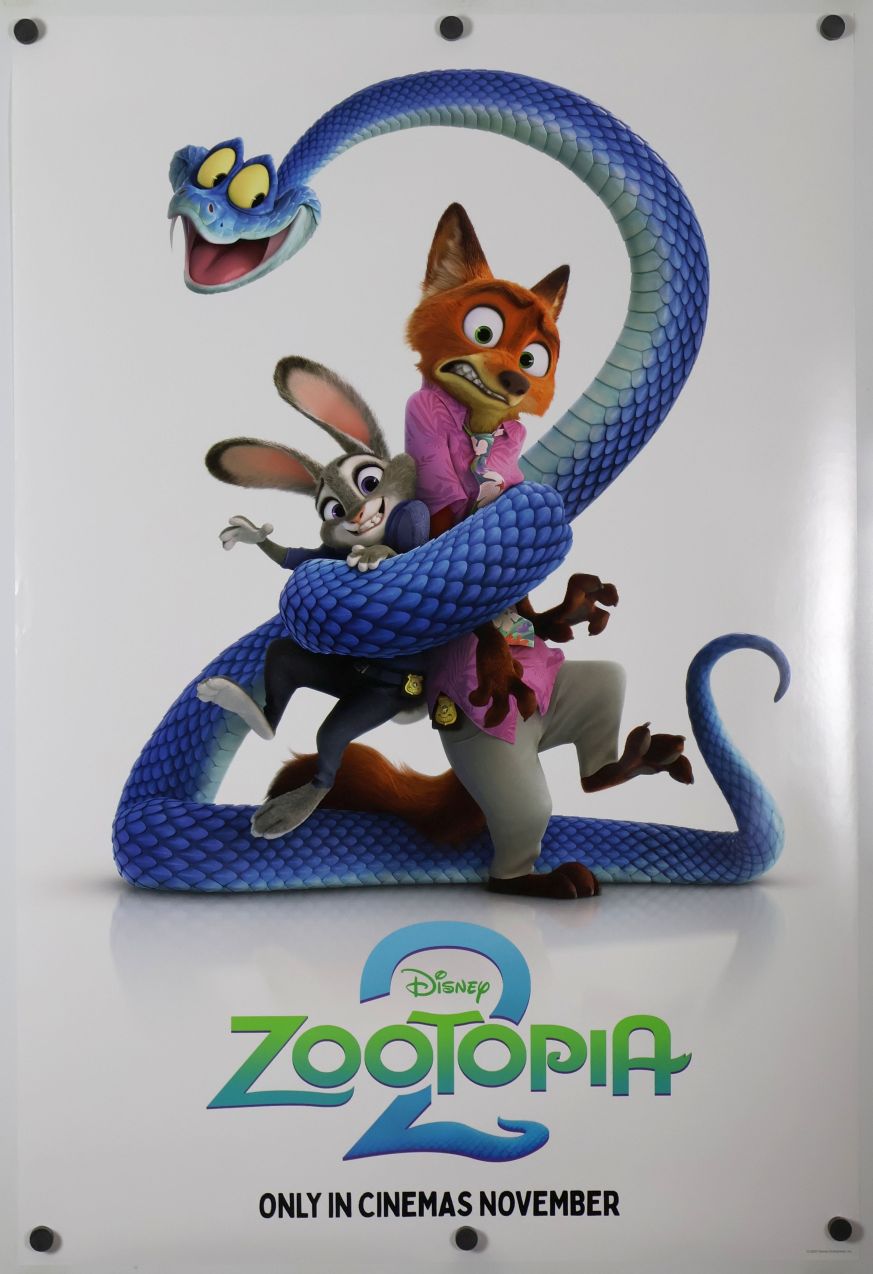 Zootopia 2 (2025) original theatrical movie poster - International Advance