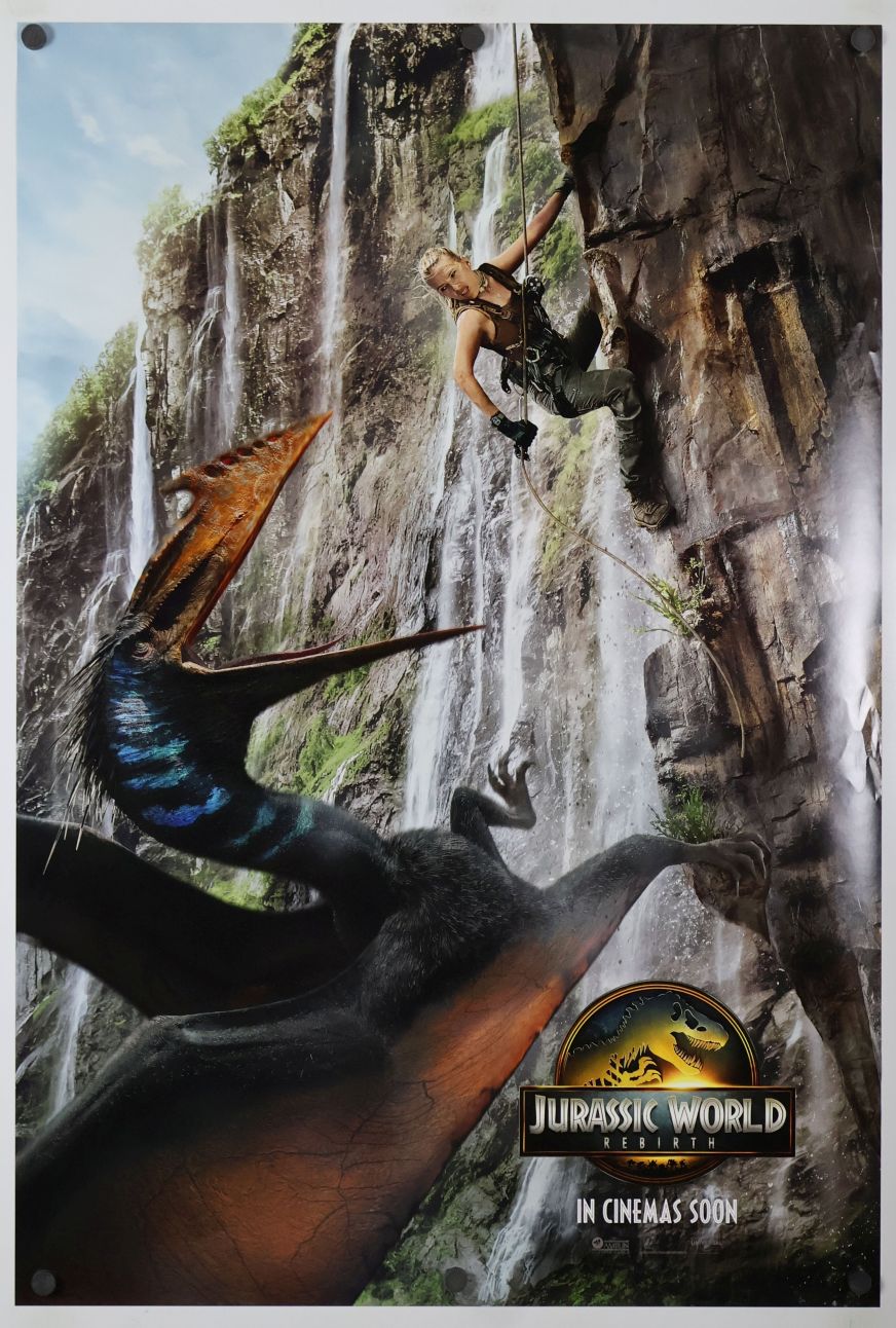 Jurassic World Rebirth (2025) original theatrical movie poster - International Advance B