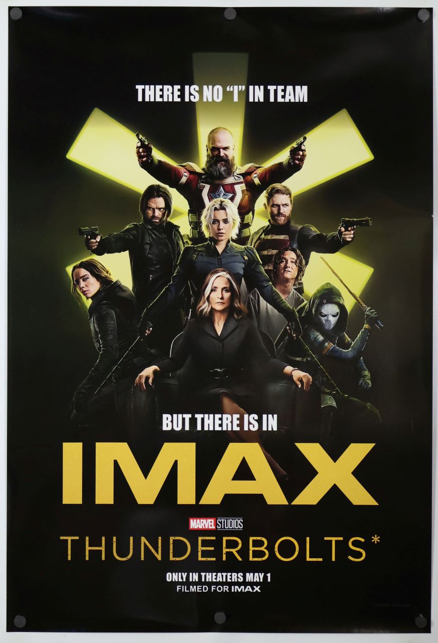 Thunderbolts* (2025) original theatrical movie poster - International IMAX