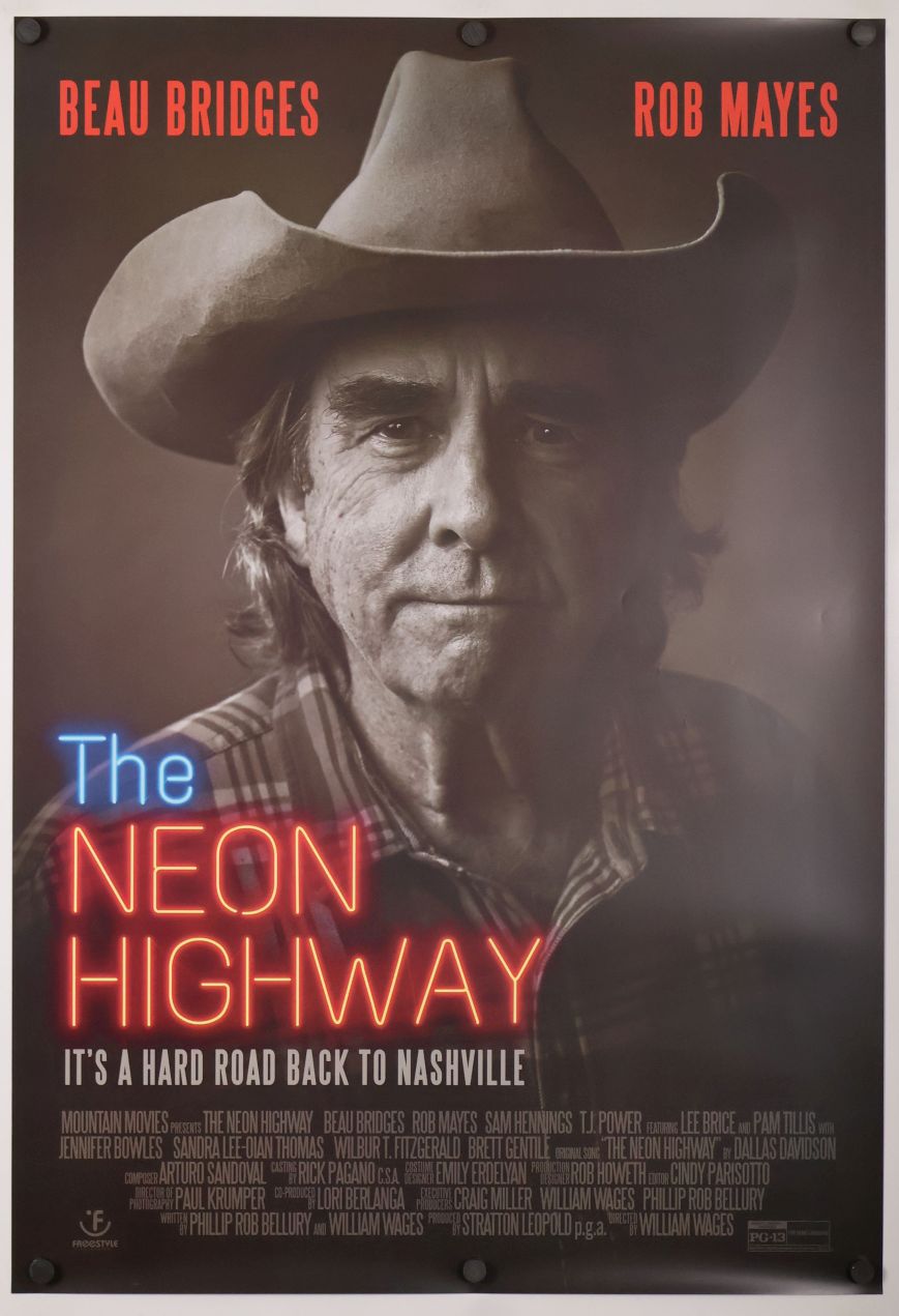 The Neon Highway (2024) original theatrical movie poster - Final