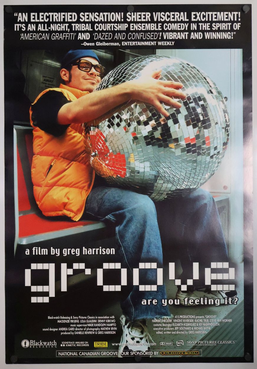 Groove (2000) original theatrical movie poster - Final