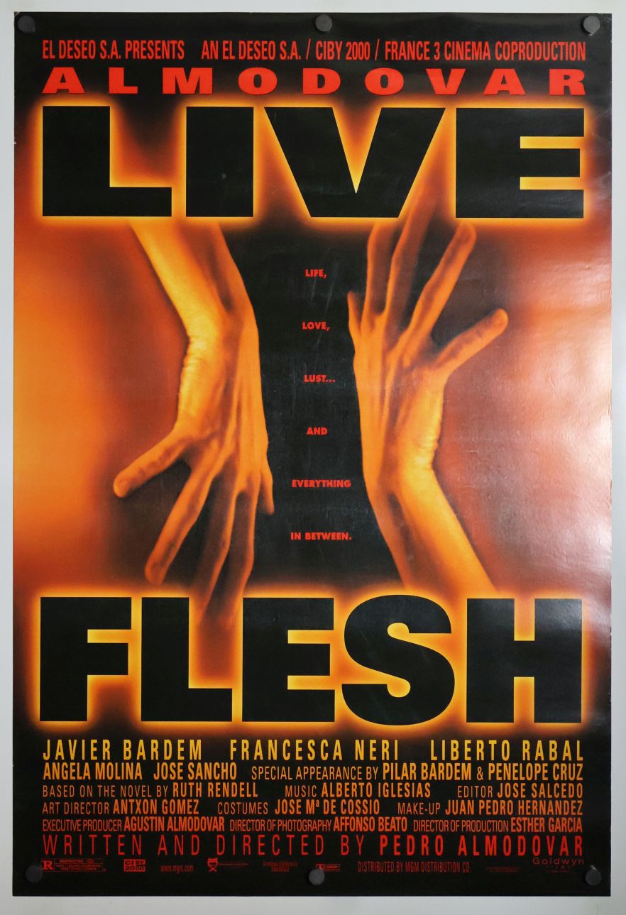 Live Flesh (1998) original theatrical movie poster - Final