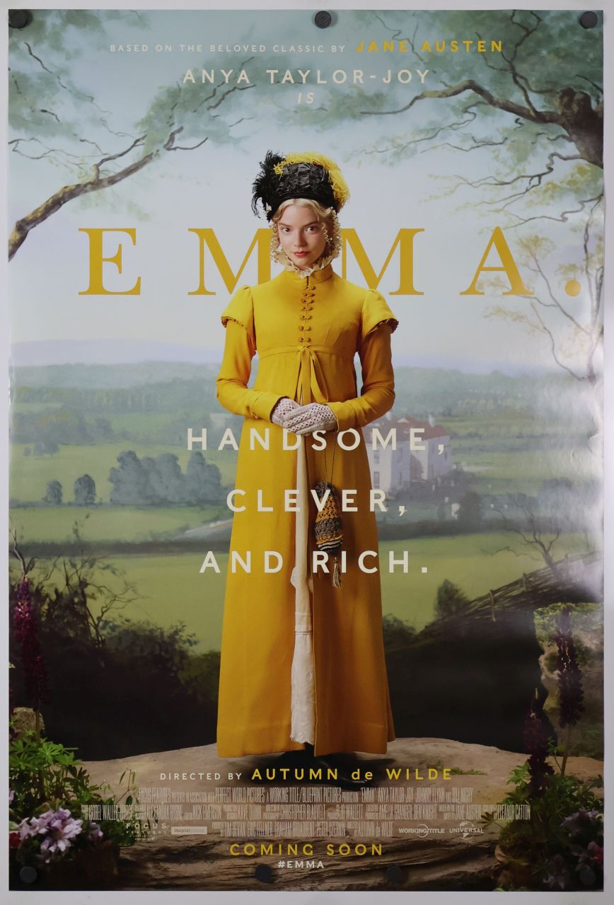 Emma. (2020) original theatrical movie poster - International Advance