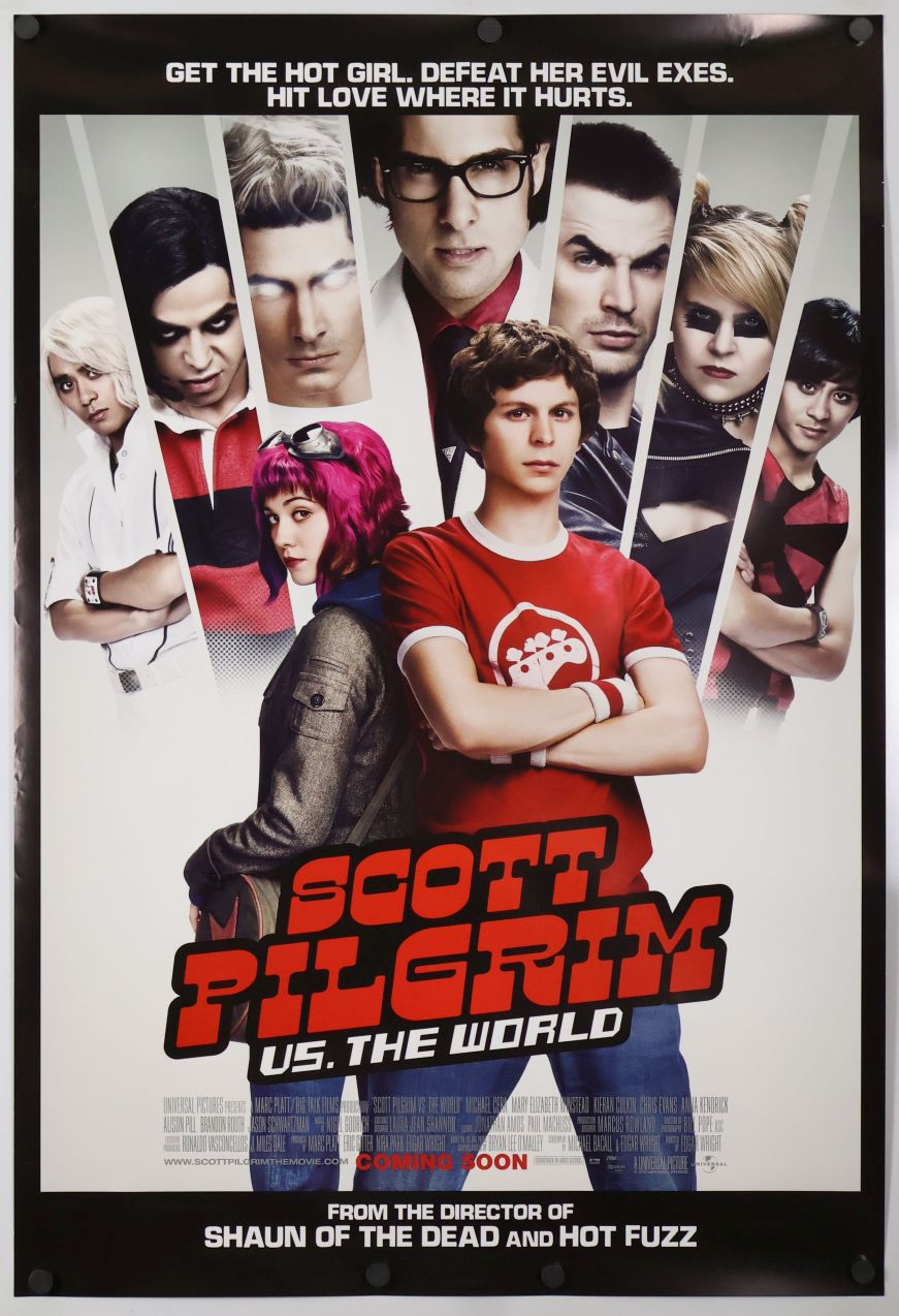 Scott Pilgrim vs. the World (2010) original theatrical movie poster - Final