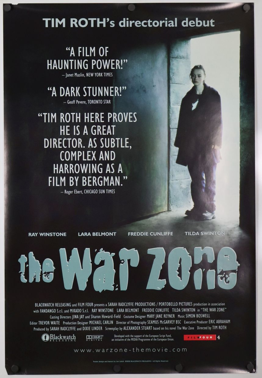 The War Zone (1999) original theatrical movie poster - Final