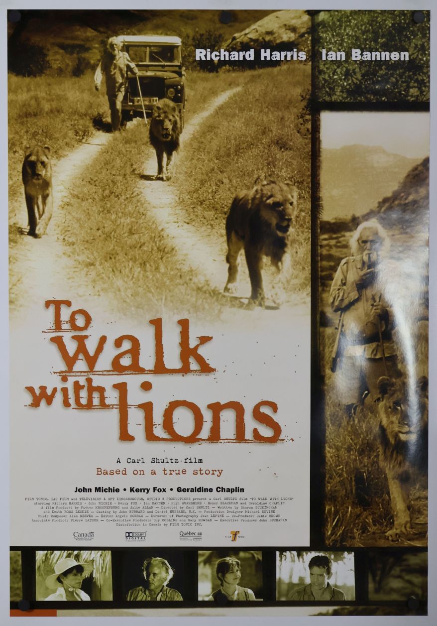 To Walk with Lions (1999) original theatrical movie poster - Final