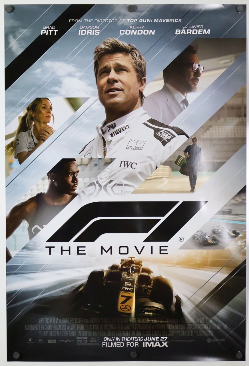 F1 (2025) original theatrical movie poster - Final Style B