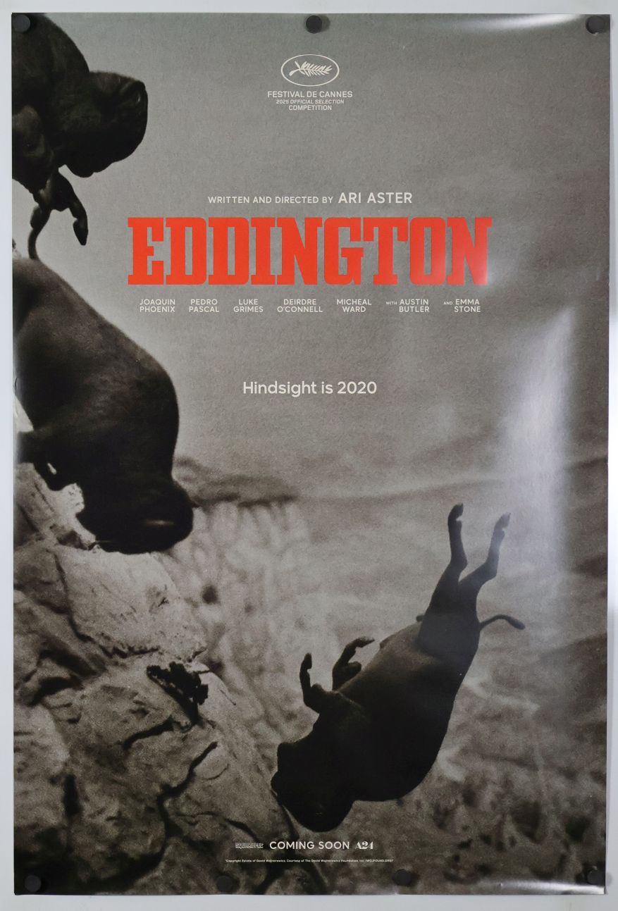 Eddington (2025) original theatrical movie poster - Advance