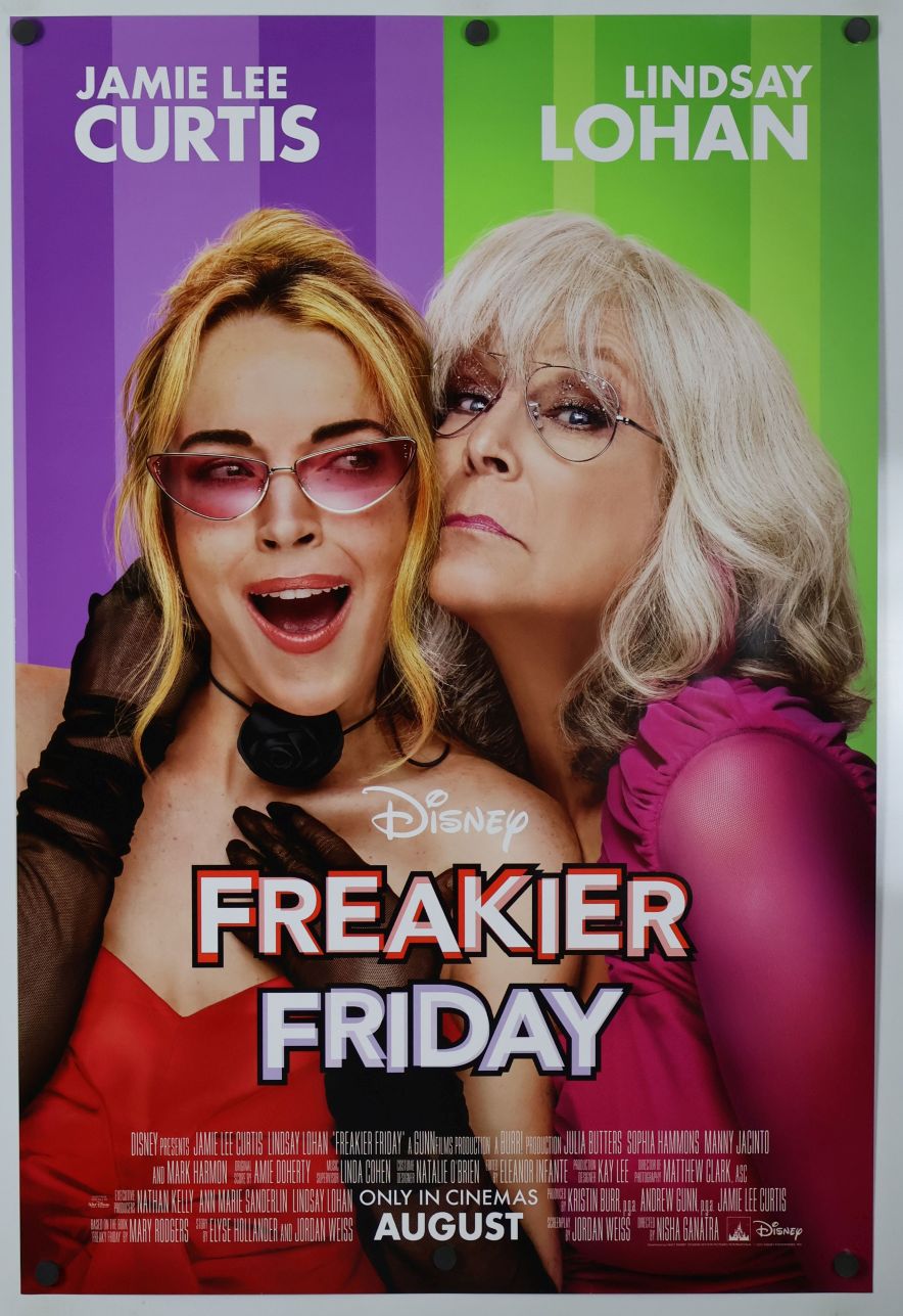 Freakier Friday (2025) original theatrical movie poster - International Final