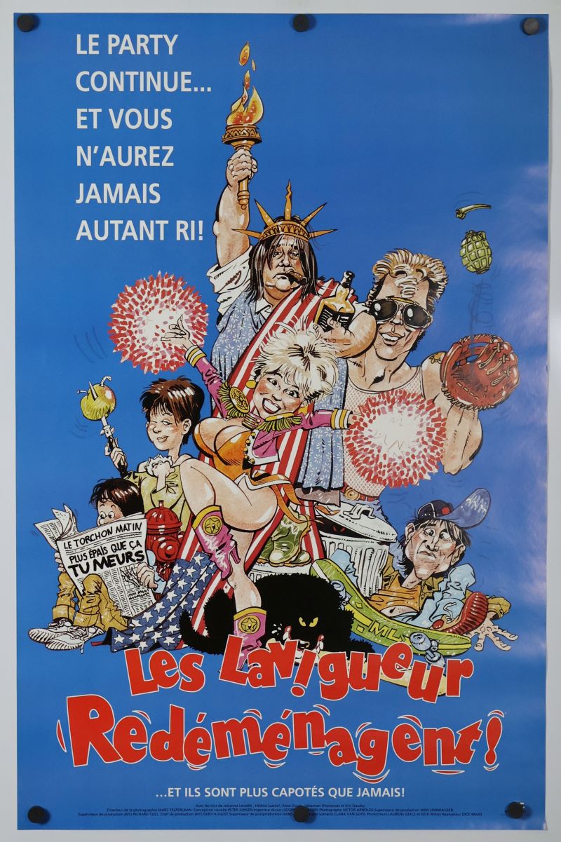 Flodder in Amerika! (1992) original theatrical movie poster - Final