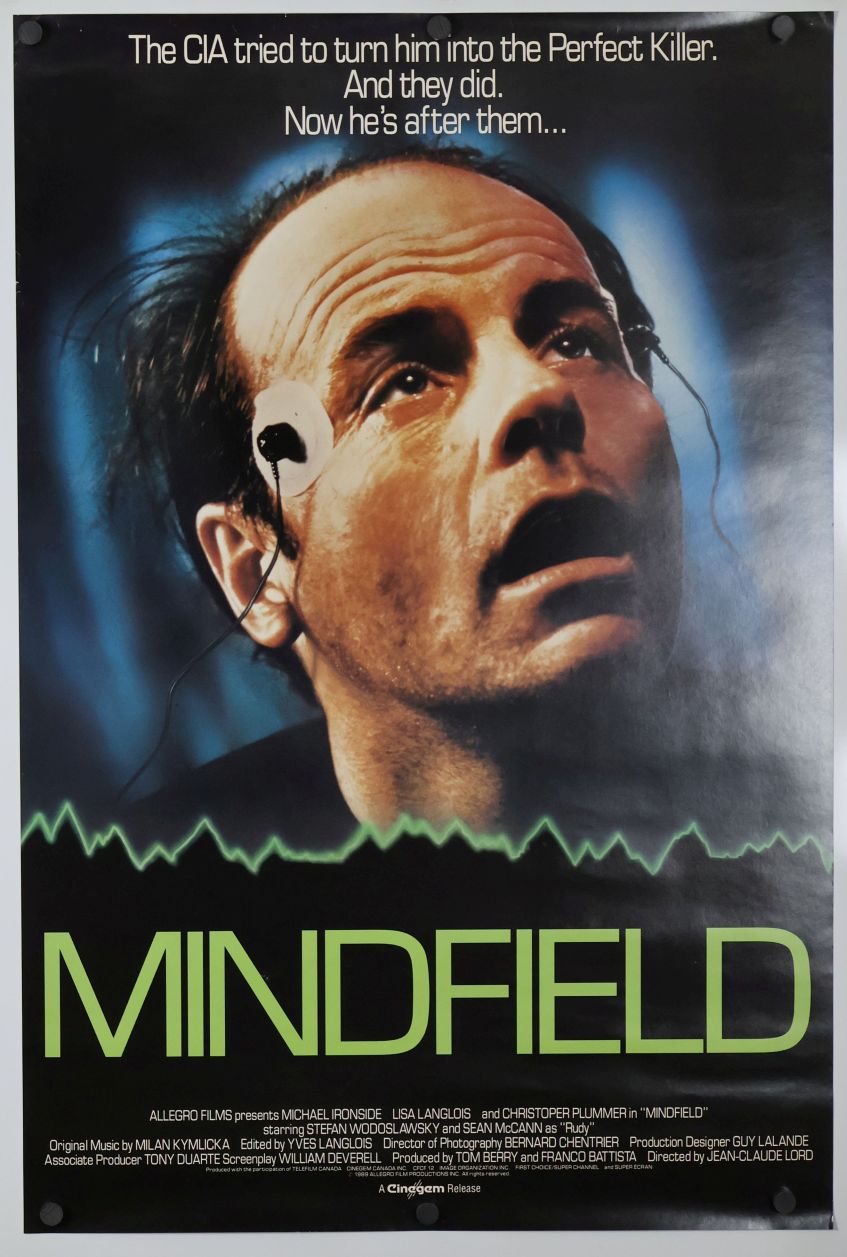 Mindfield (1989) original theatrical movie poster - Final