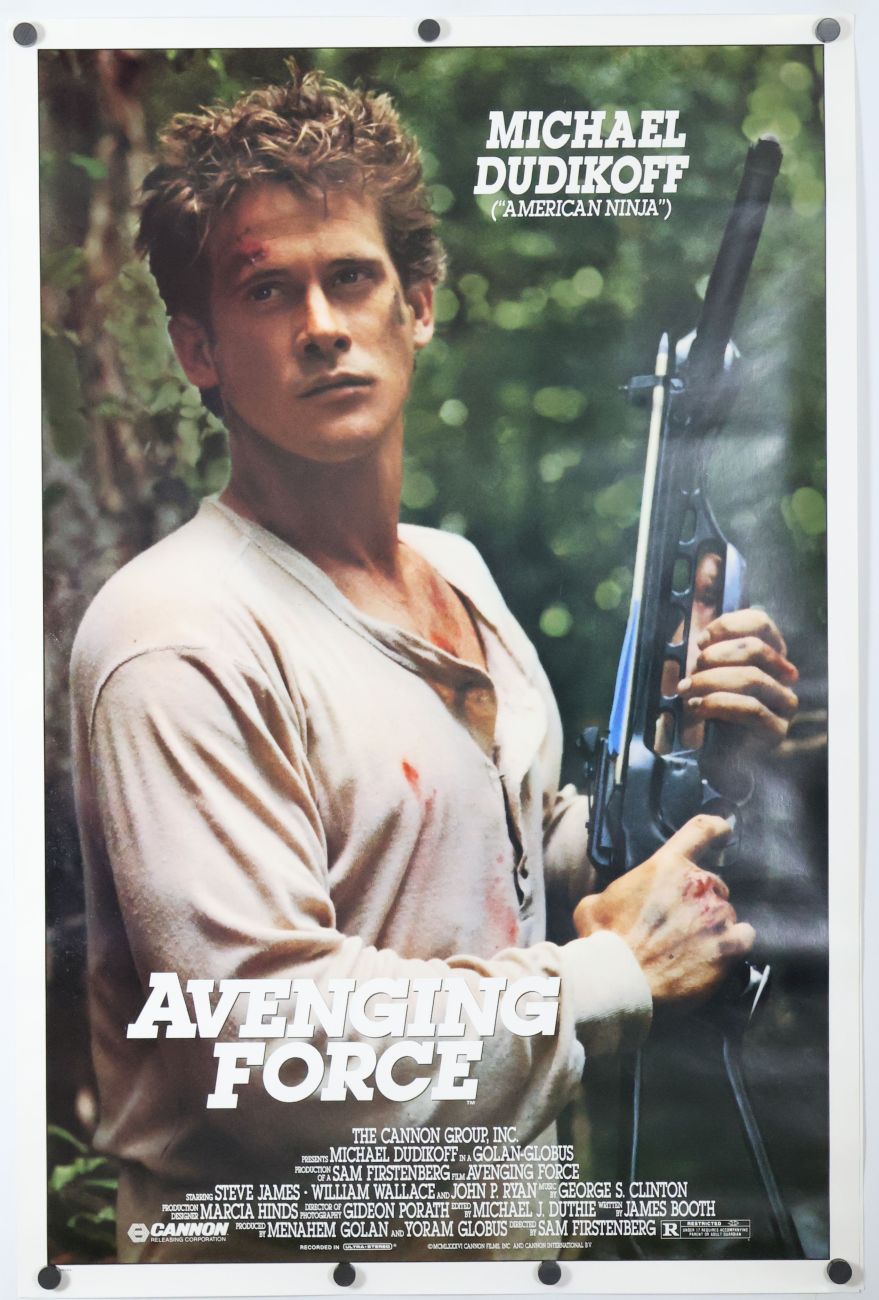 Avenging Force (1986) original theatrical movie poster - Style A