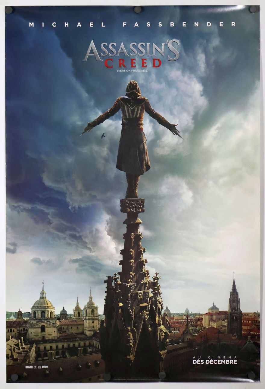 Assassin's Creed (2016) original theatrical movie poster - Advance Style B - French Language