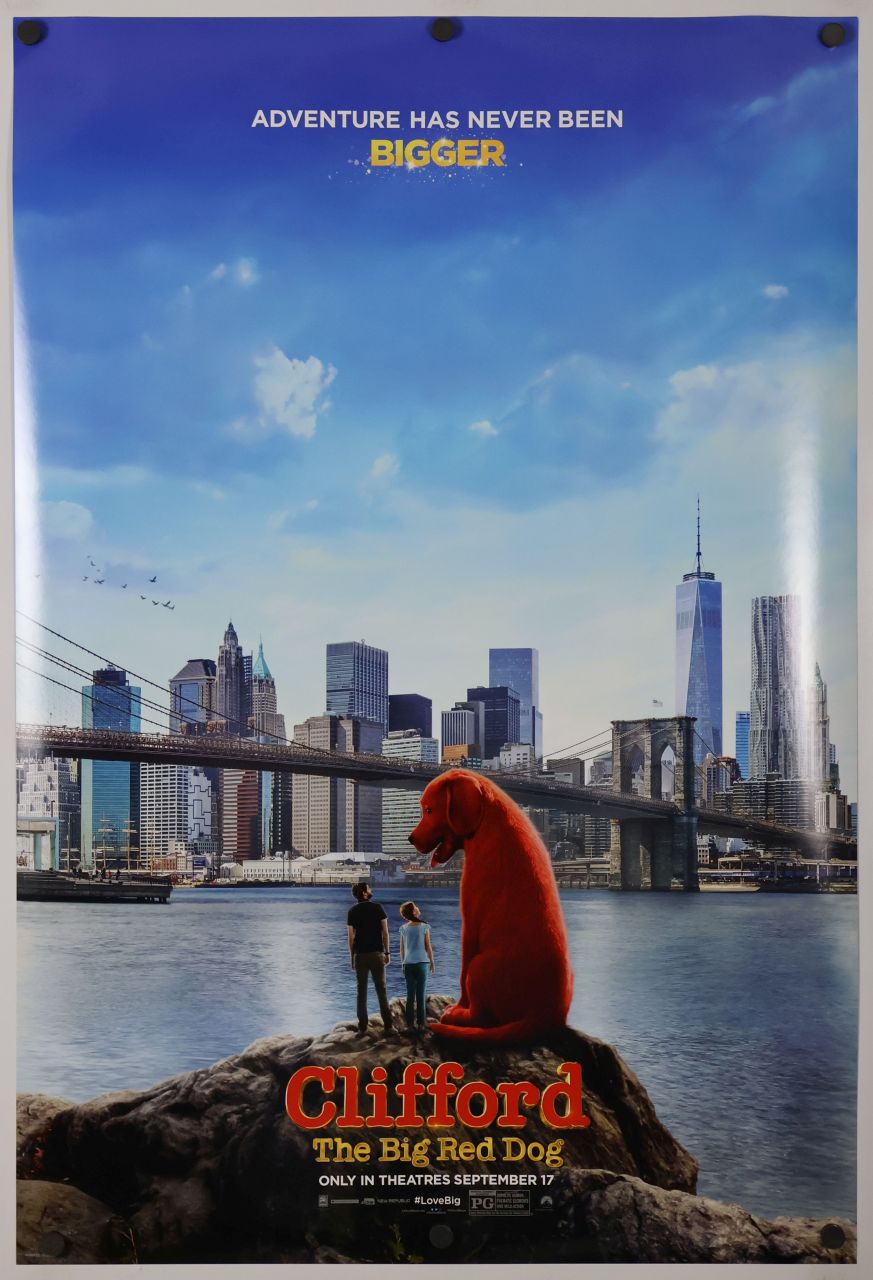 Clifford the Big Red Dog (2021) original theatrical movie poster - Advance