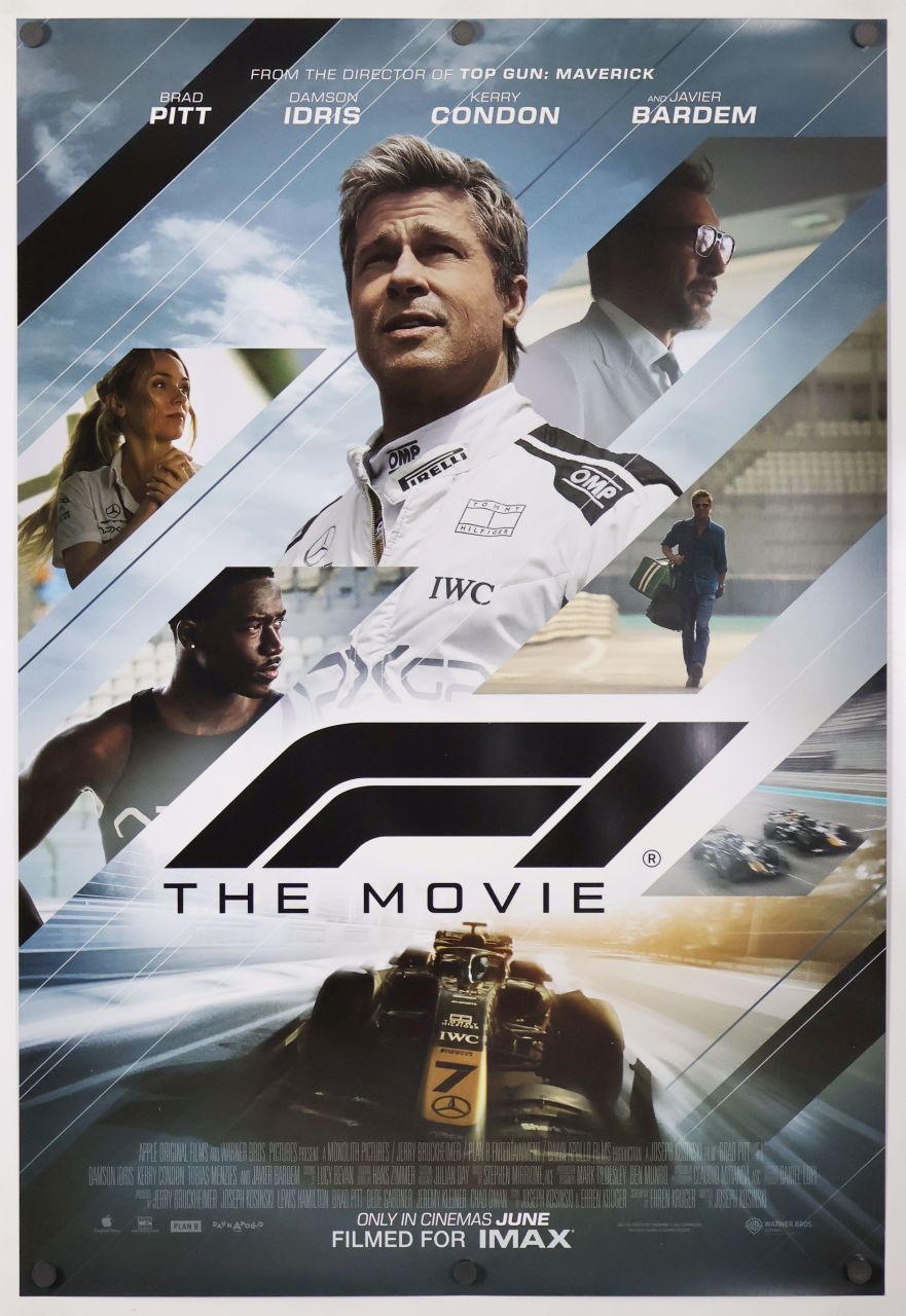 F1 (2025) original theatrical movie poster - International Final
