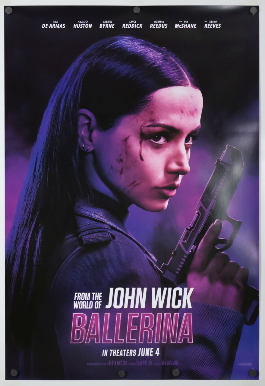 Ballerina (2025) original theatrical movie poster - International Advance B