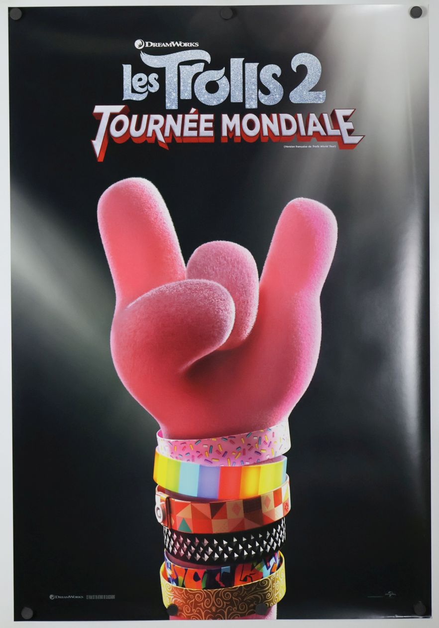Trolls World Tour (2020) original theatrical movie poster - Advance - French Language