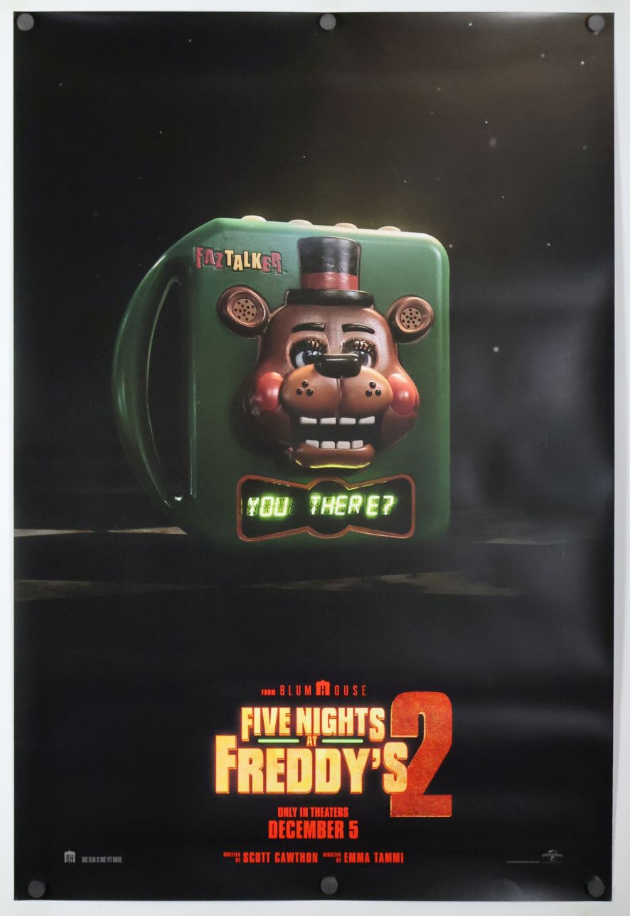 Five Nights at Freddy's 2 (2025) original theatrical movie poster - Advance