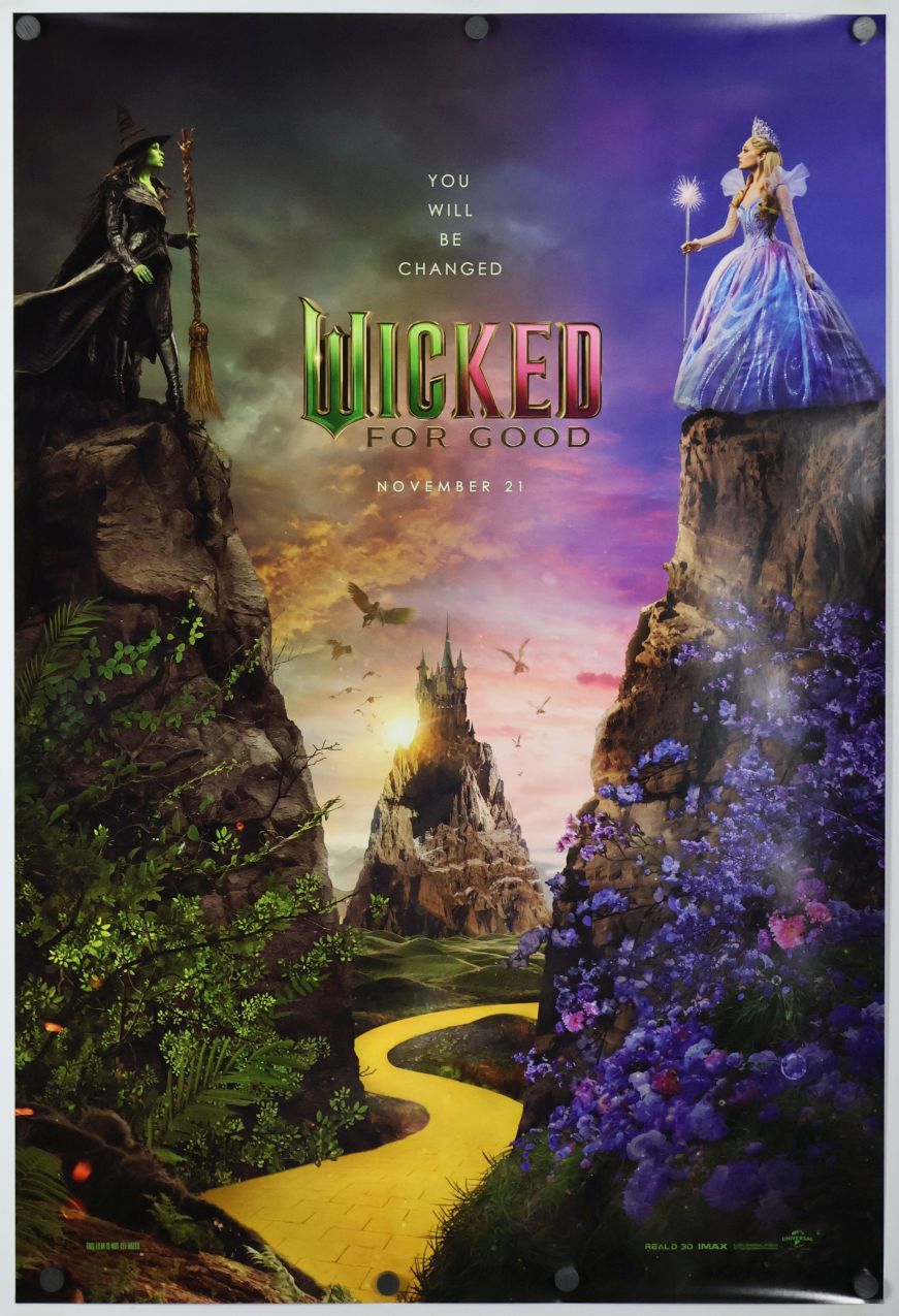 Wicked: Part Two (2025) original theatrical movie poster - Advance