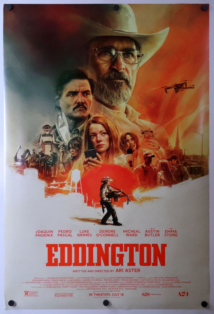 Eddington (2025) original theatrical movie poster - Final