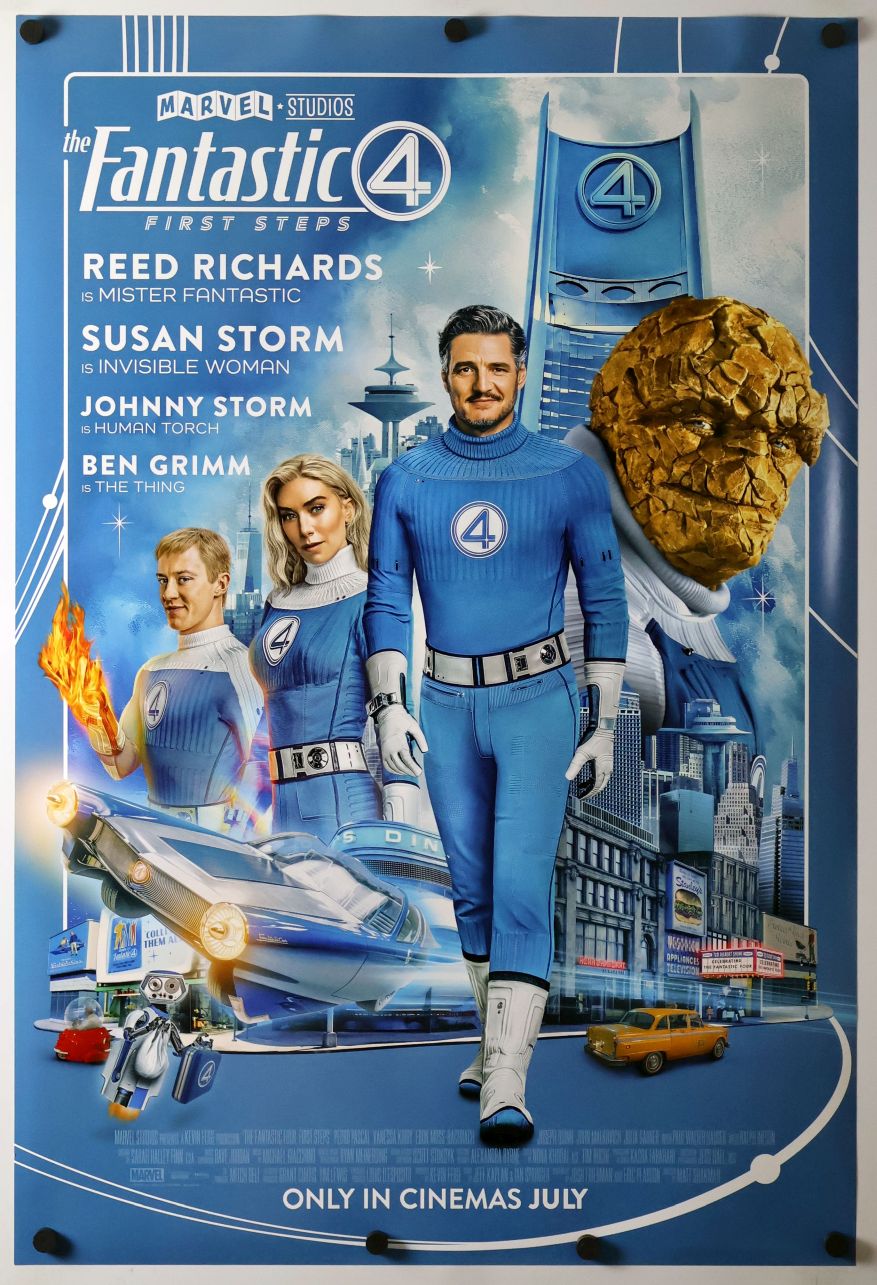 Fantastic Four (2025) original theatrical movie poster - International Final