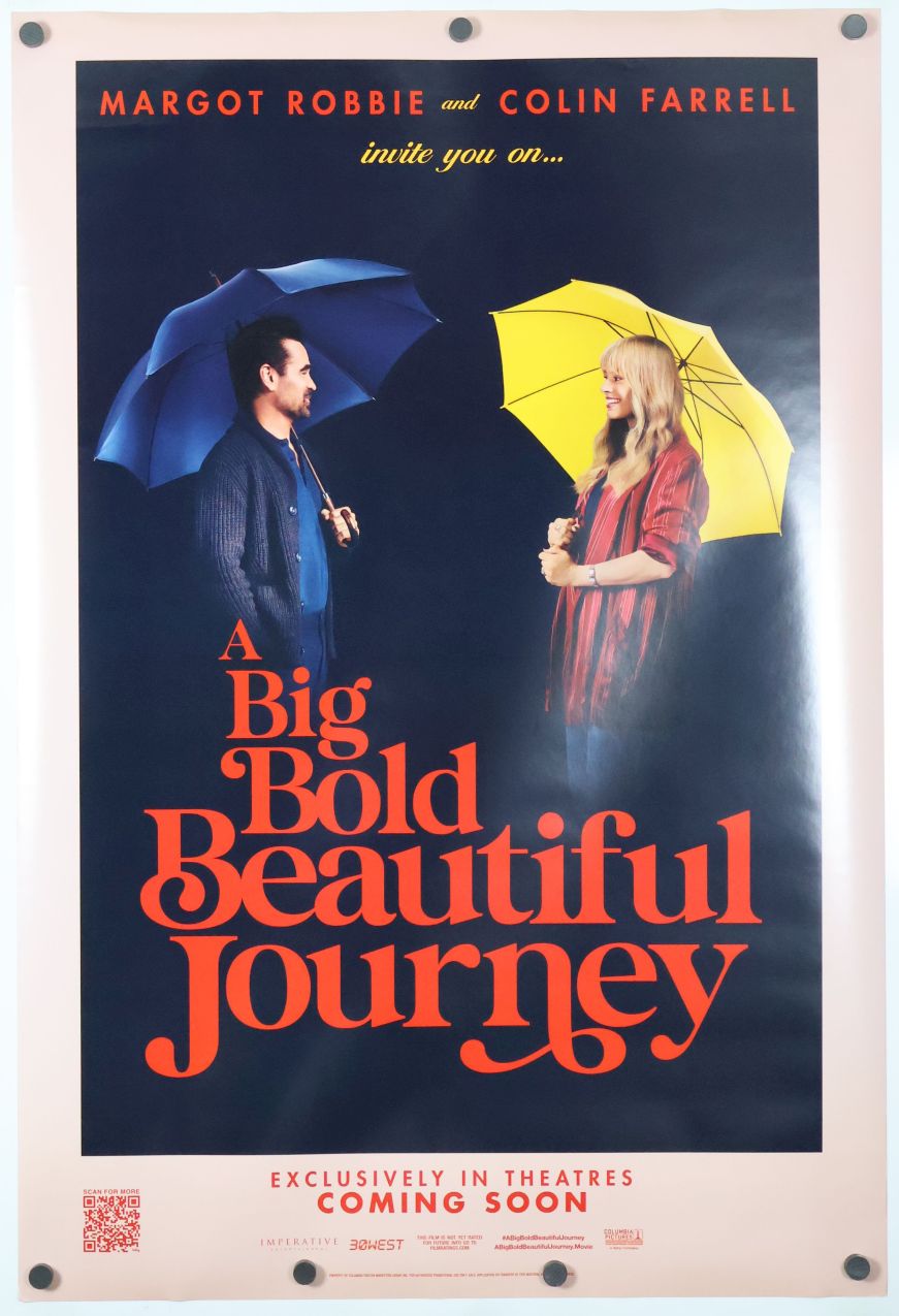 A Big Bold Beautiful Journey (2025) original theatrical movie poster - Advance