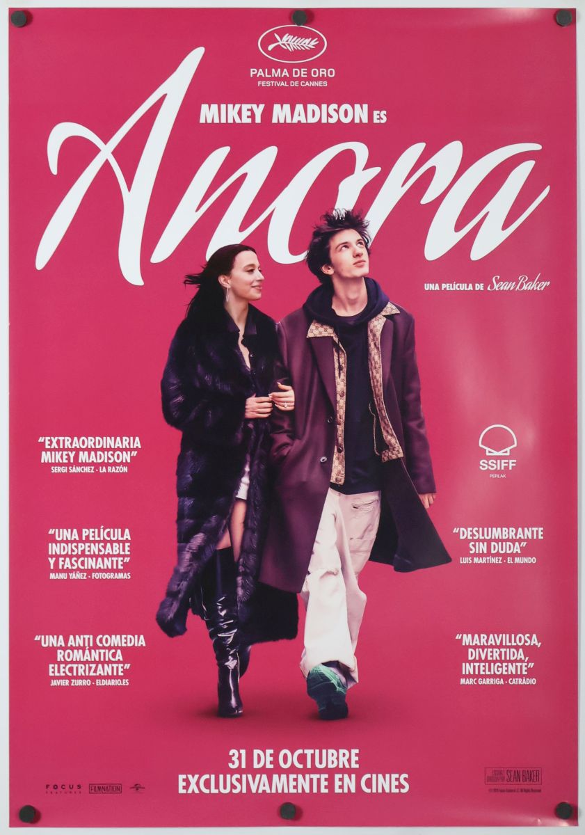 Anora (2024) original theatrical movie poster - Final