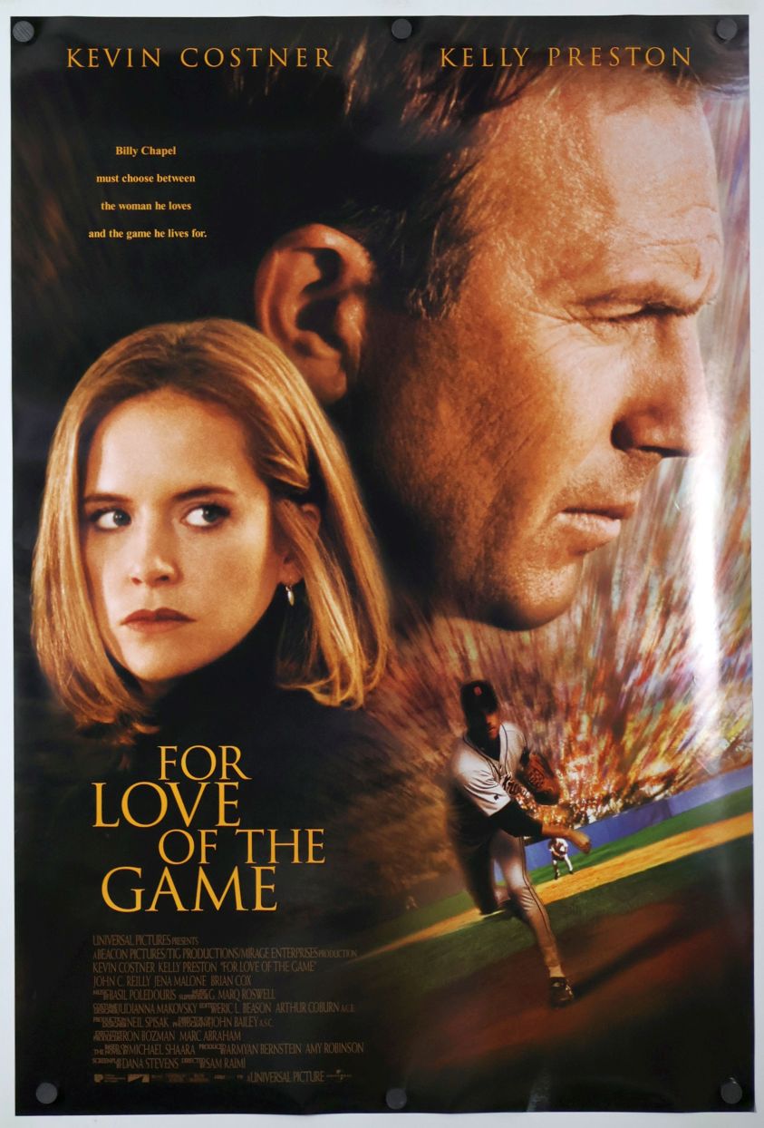 For Love of the Game (1999) original theatrical movie poster - International