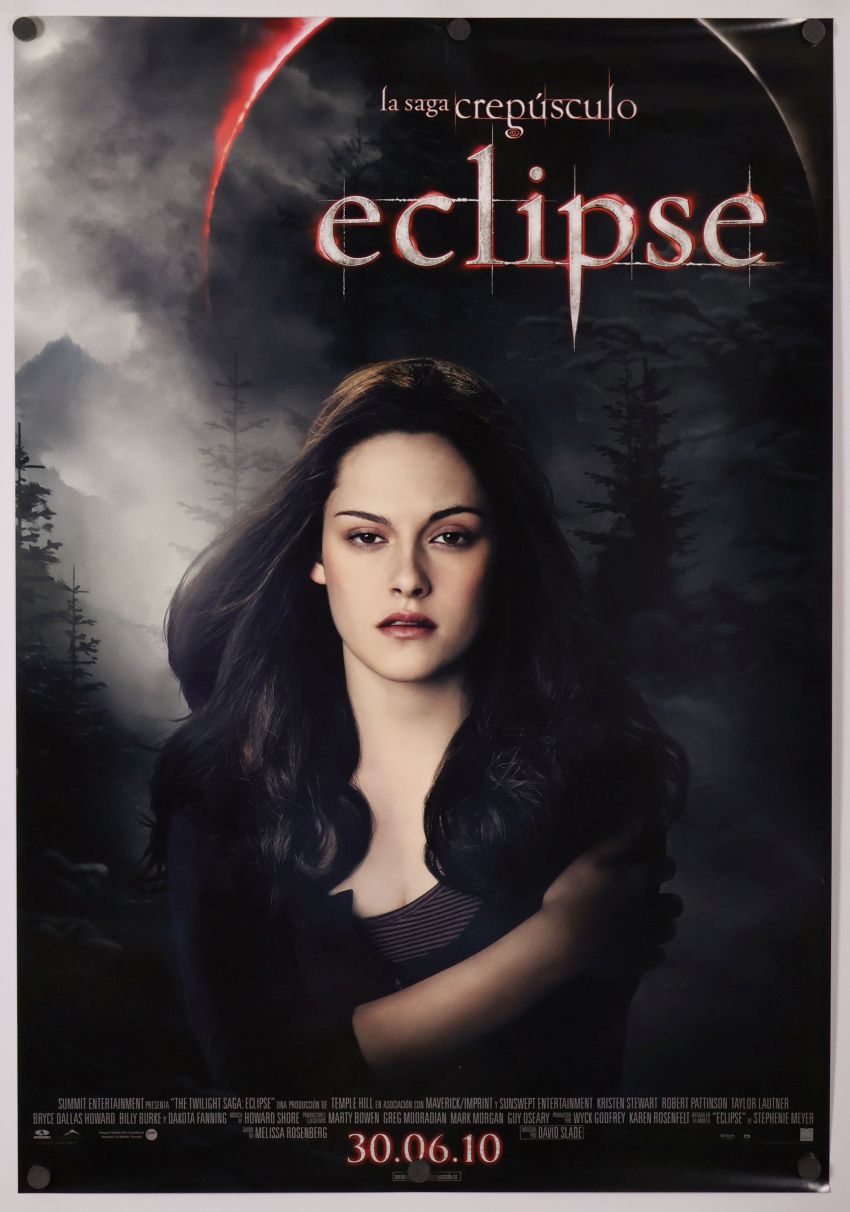The Twilight Saga: Eclipse (2010) original theatrical movie poster - International Advance