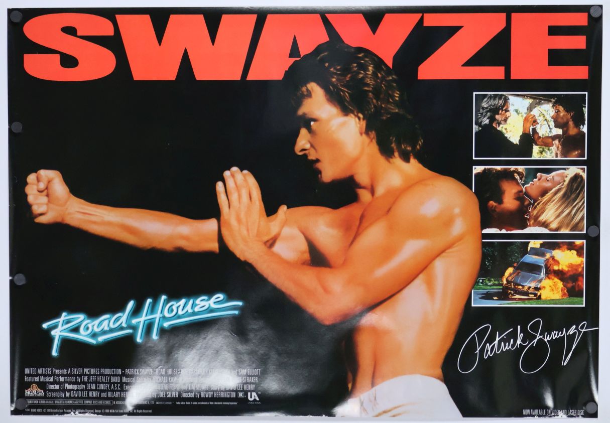 Road House (1989) original theatrical movie poster - Video