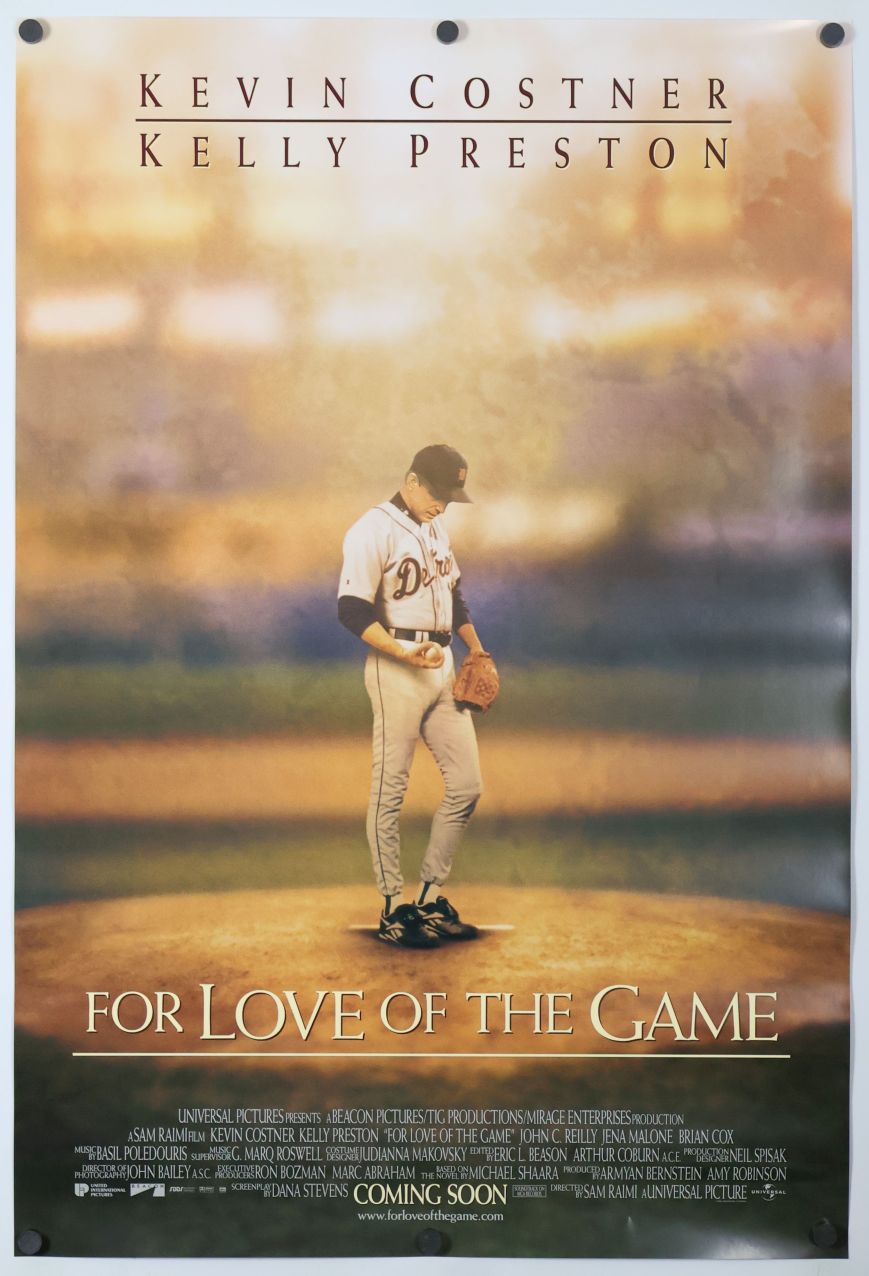 For Love of the Game (1999) original theatrical movie poster - International Advance
