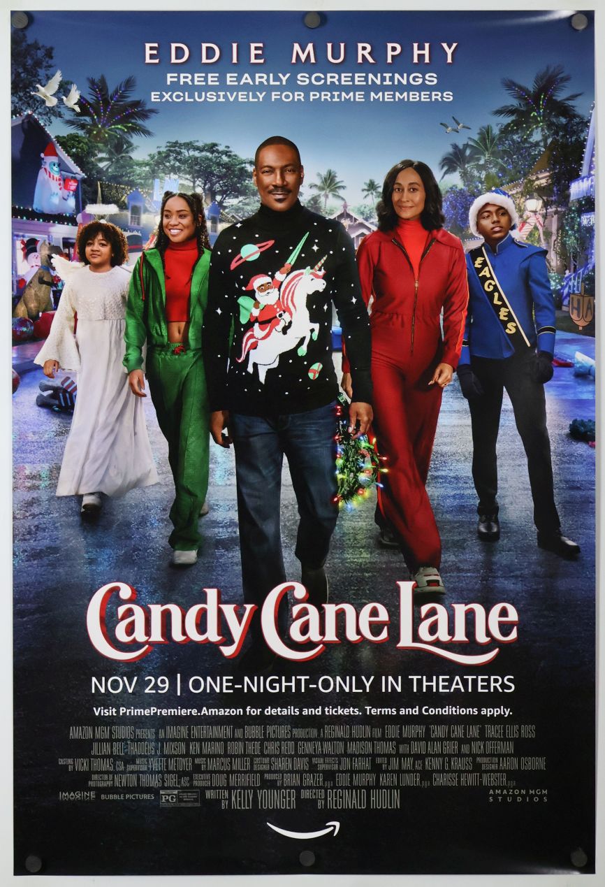 Candy Cane Lane (2023) original theatrical movie poster - Final
