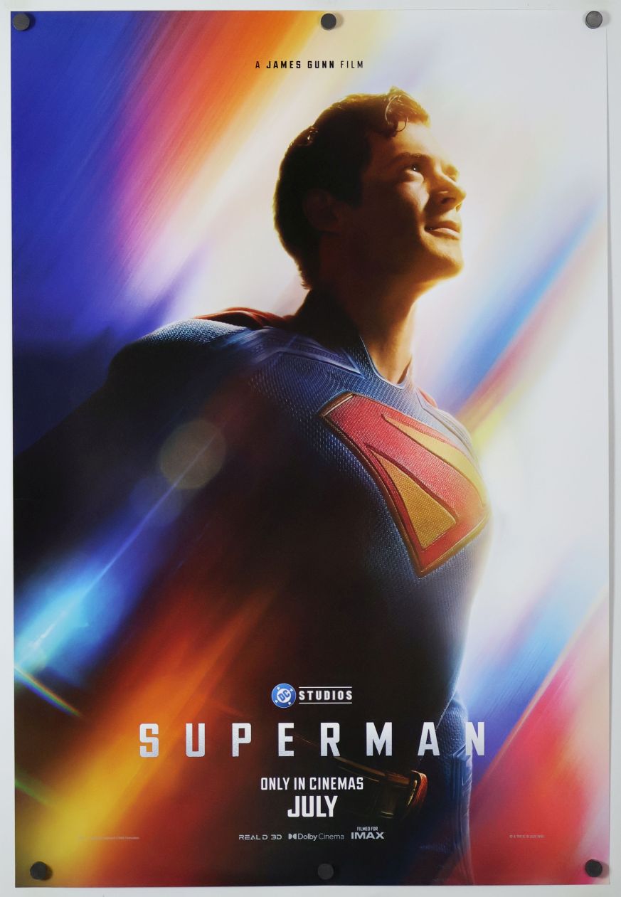 Superman: Legacy (2025) original theatrical movie poster - International Advance D