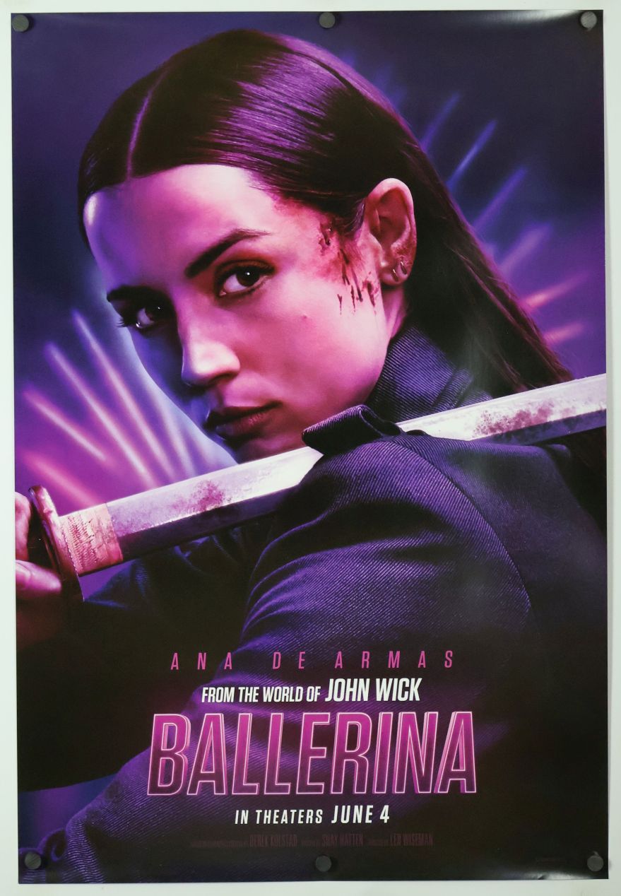 Ballerina (2025) original theatrical movie poster - International Advance C