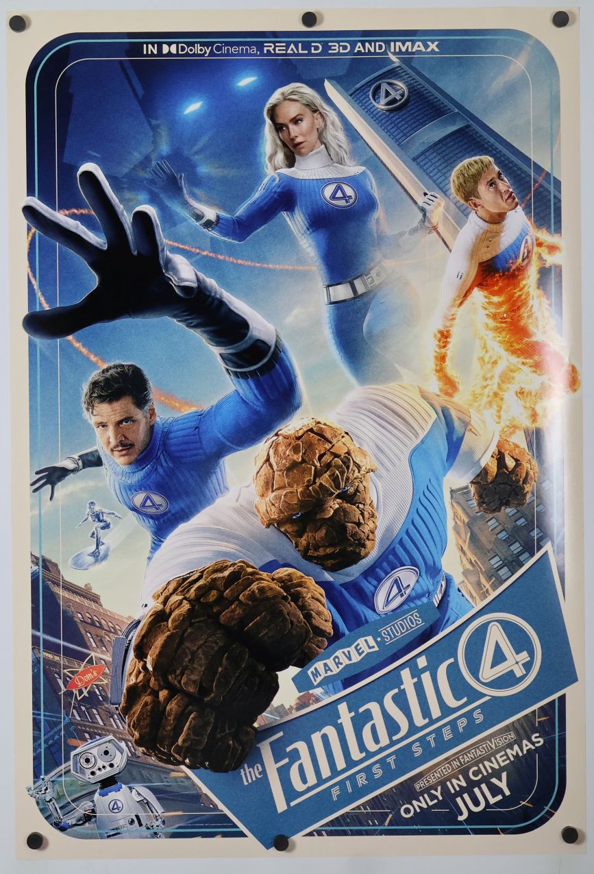 Fantastic Four (2025) original theatrical movie poster - International Final B