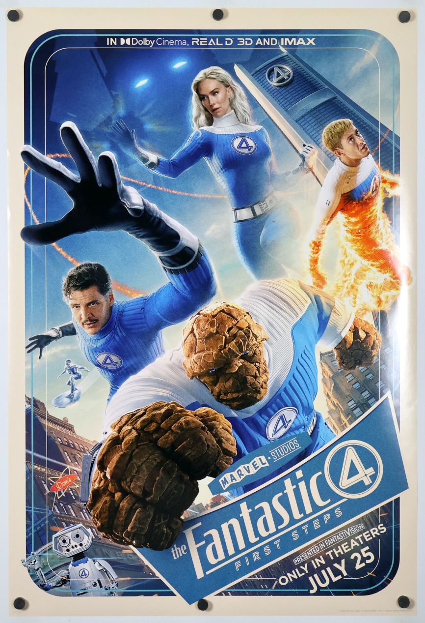 Fantastic Four (2025) original theatrical movie poster - Final Style B
