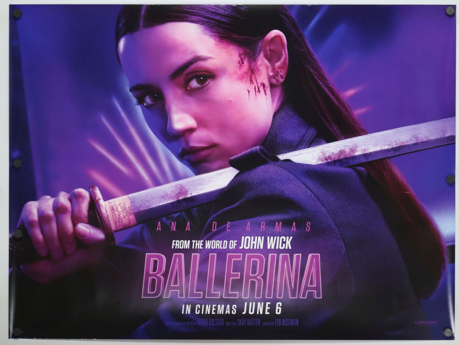 Ballerina (2025) original theatrical movie poster - Advance Style B