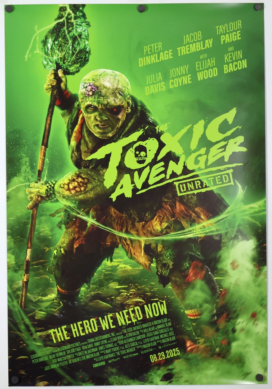 The Toxic Avenger (2025) original theatrical movie poster - Final