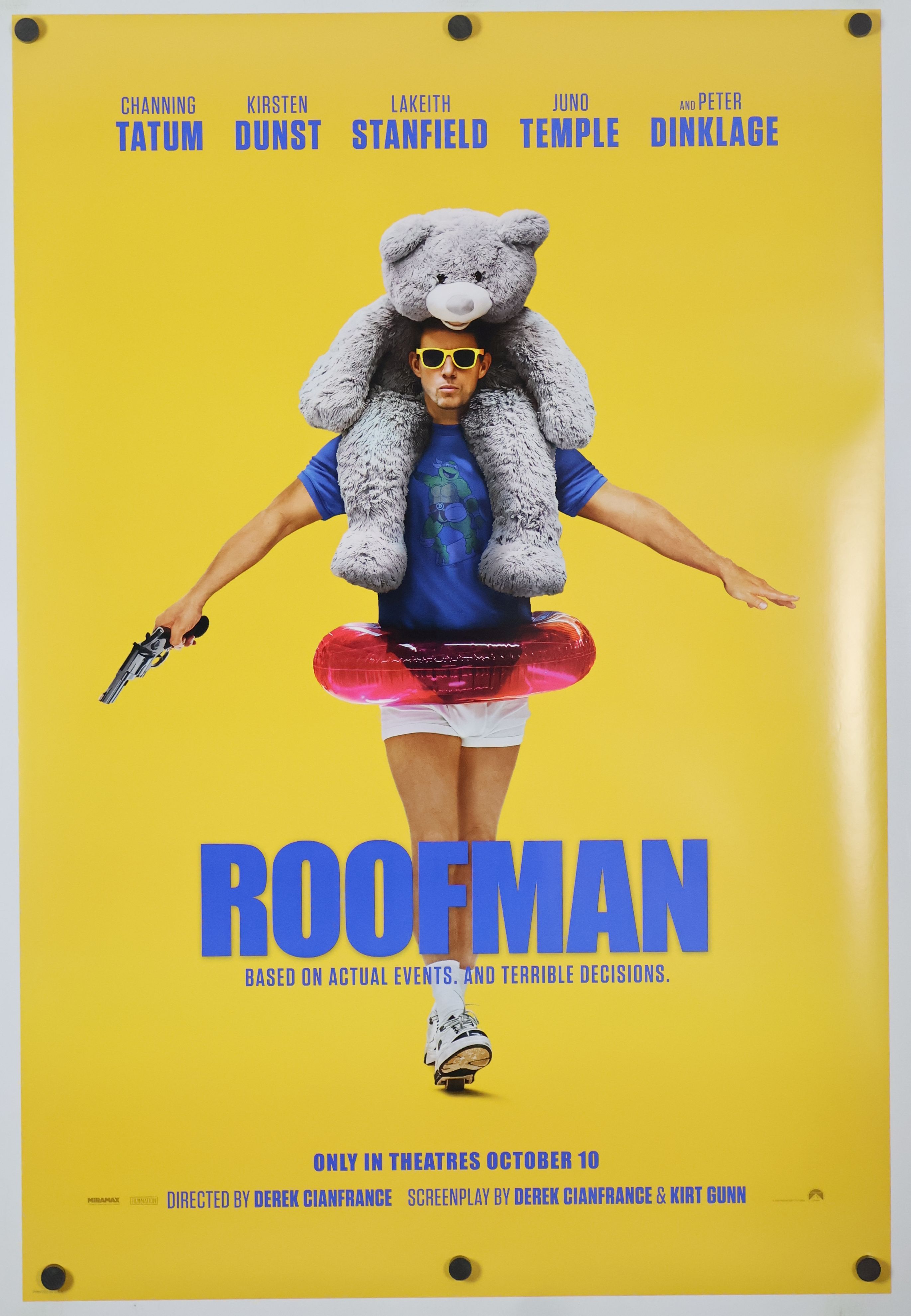 Roofman (2025) original theatrical movie poster - Advance