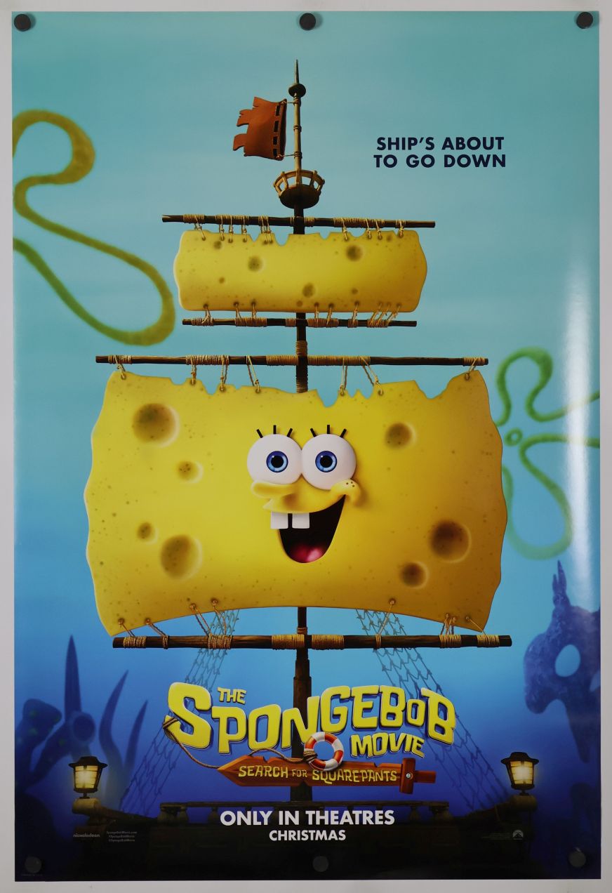 The SpongeBob Movie: Search for SquarePants (2025) original theatrical movie poster - Advance