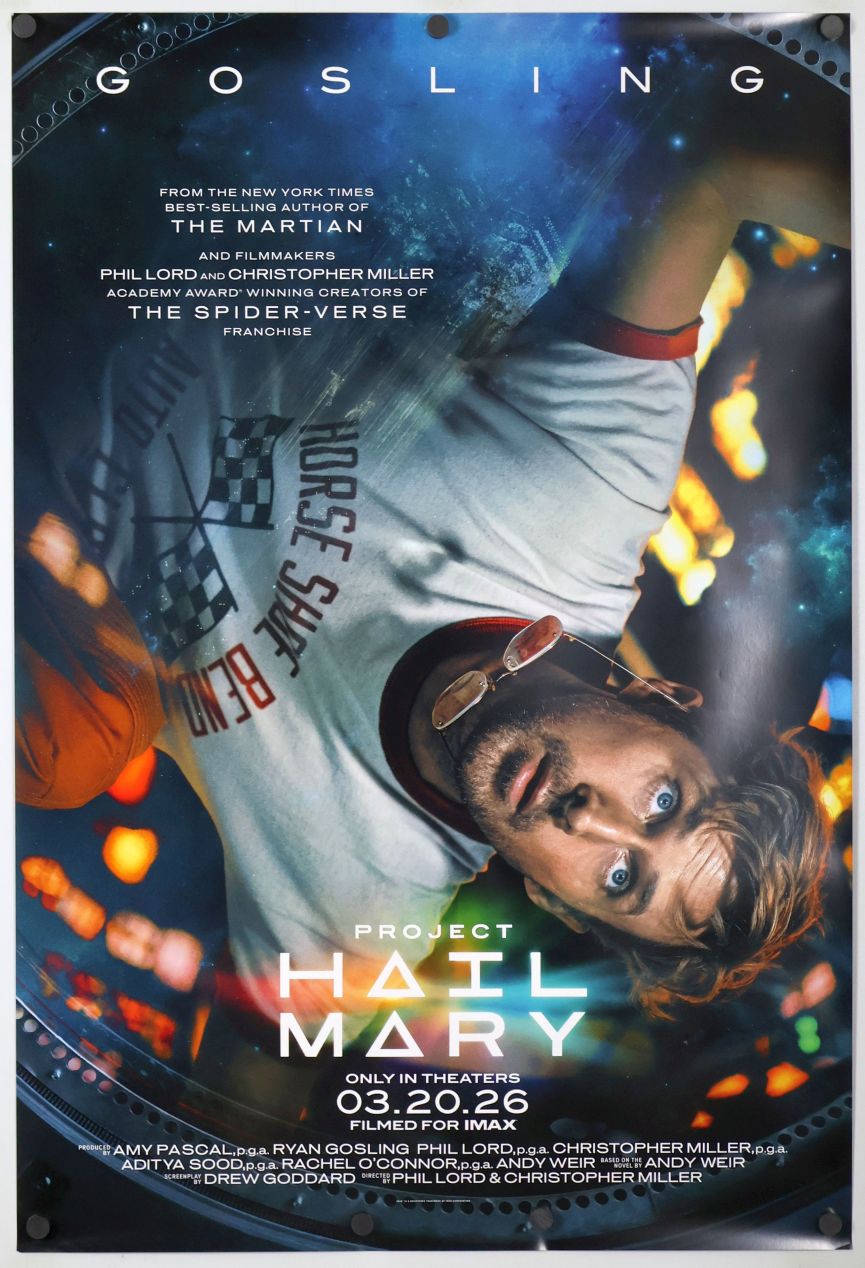 Project Hail Mary (2026) original theatrical movie poster - Advance