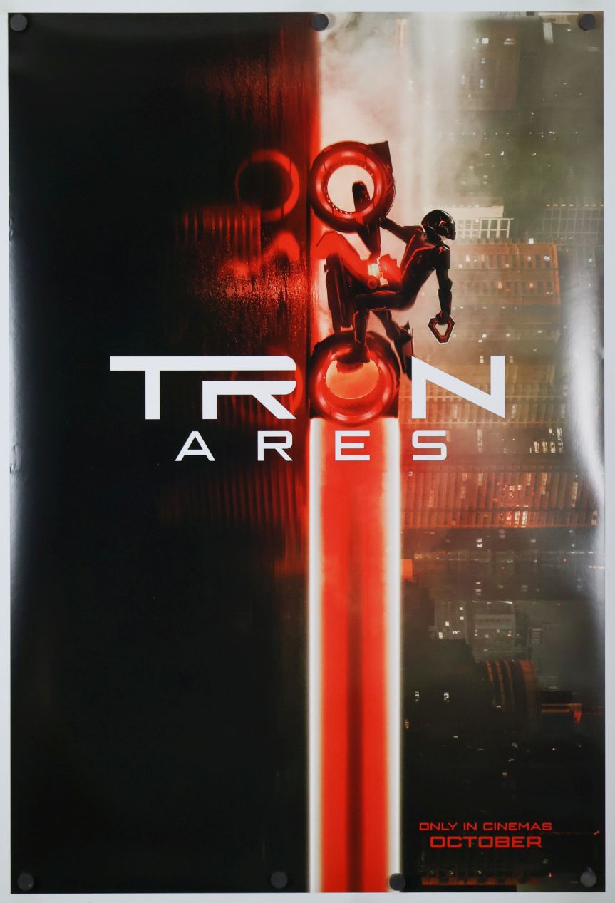 Tron: Ares (2025) original theatrical movie poster - International Advance B