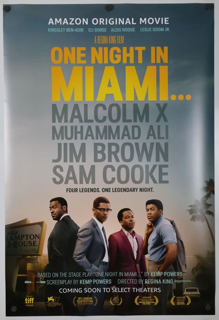 One Night in Miami... (2020) original theatrical movie poster - Final