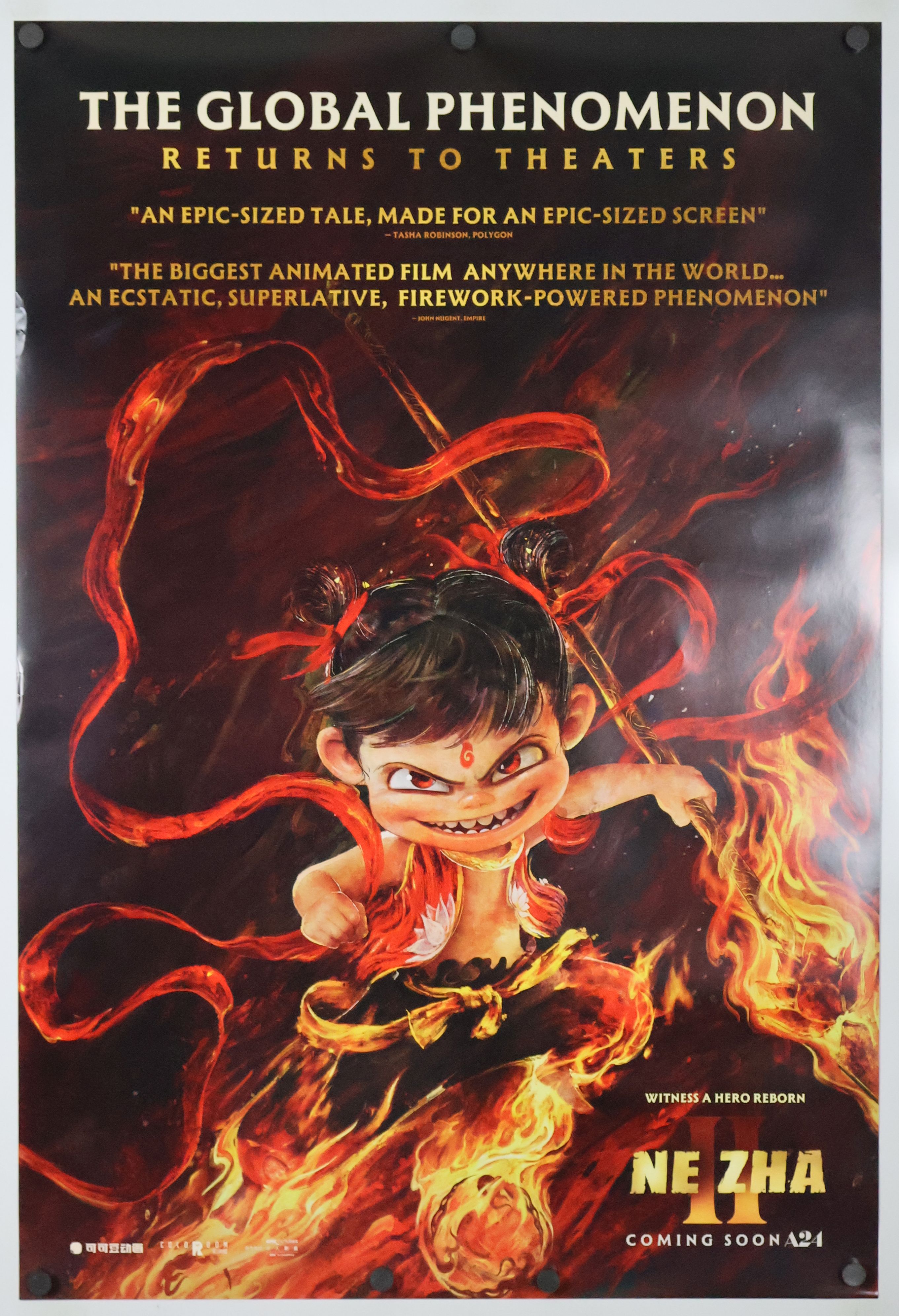 Ne Zha 2 (2025) original theatrical movie poster - Advance