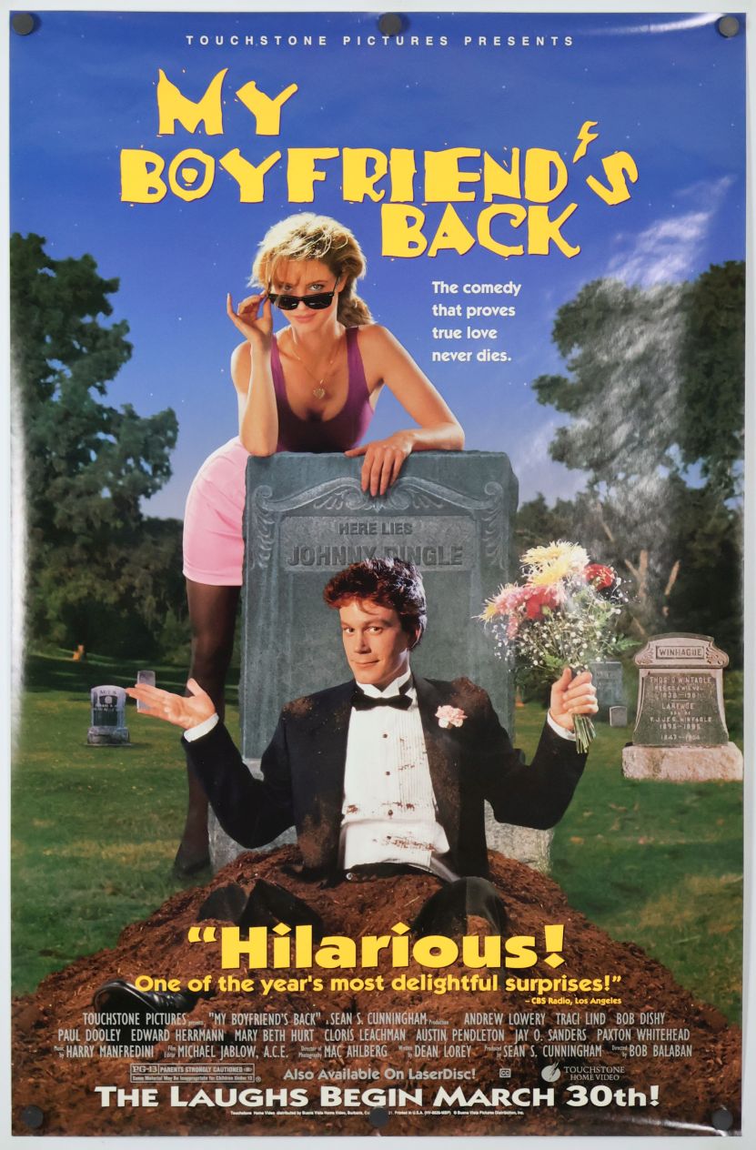 My Boyfriend's Back (1989) original theatrical movie poster - Video