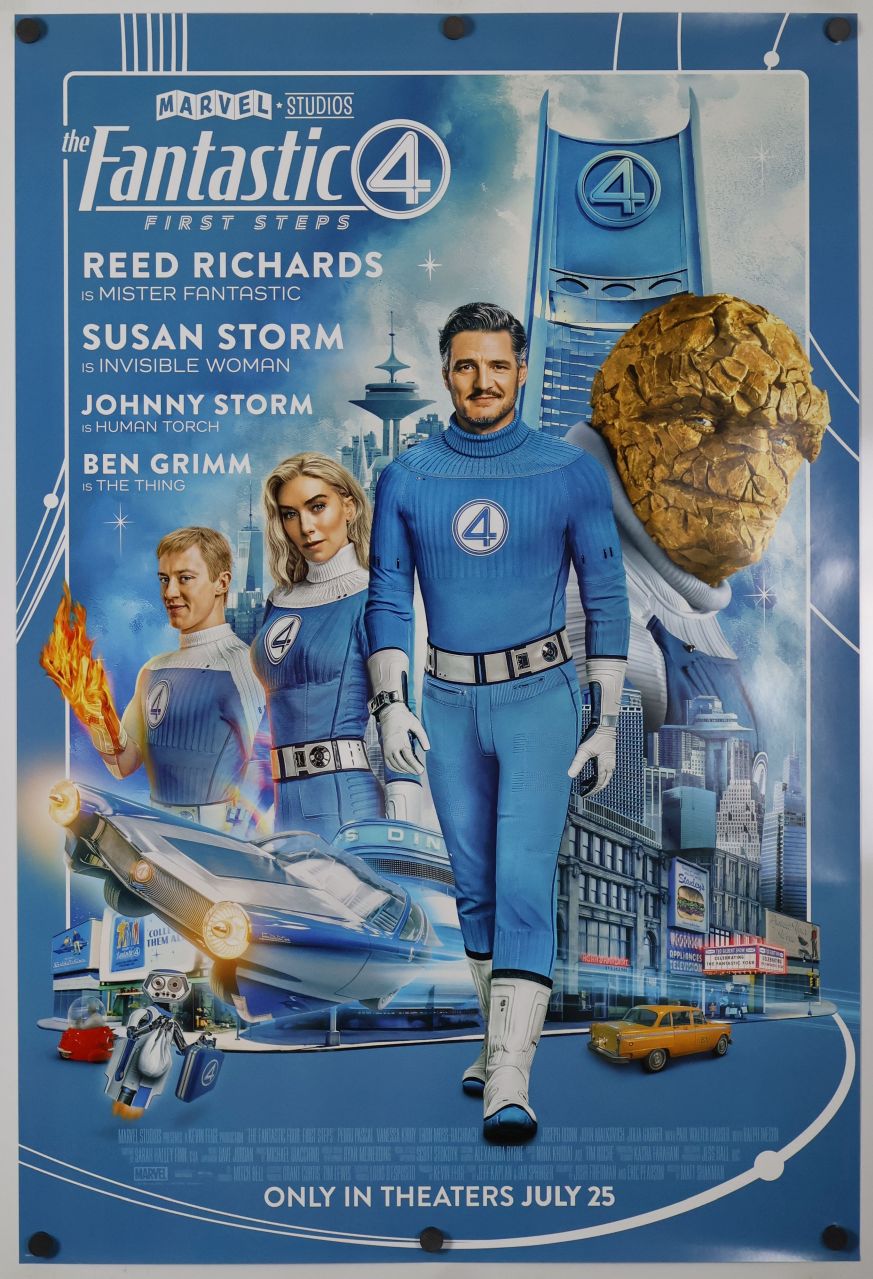 Fantastic Four (2025) original theatrical movie poster - Final