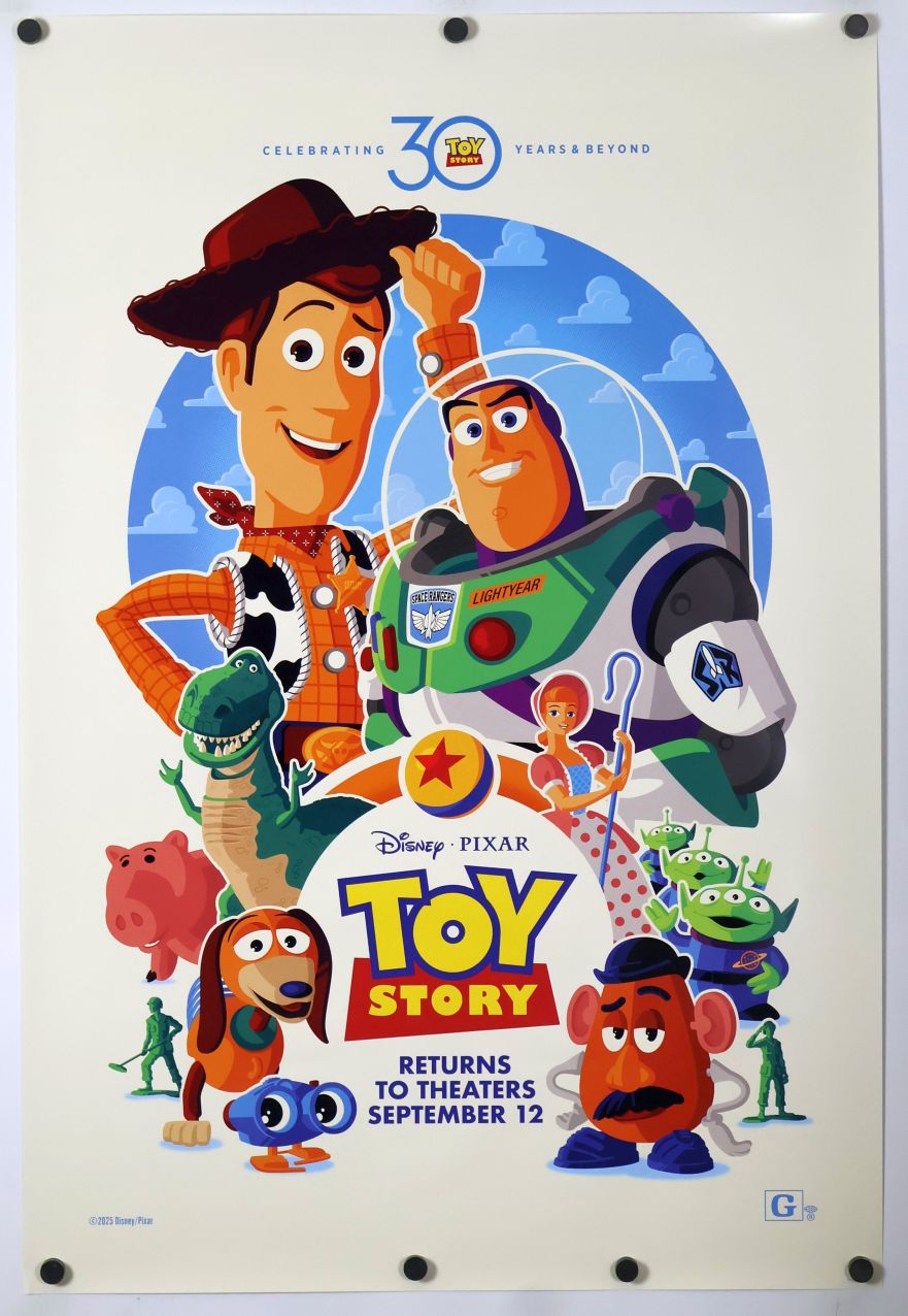 Toy Story (2025) original theatrical movie poster - Re-Release