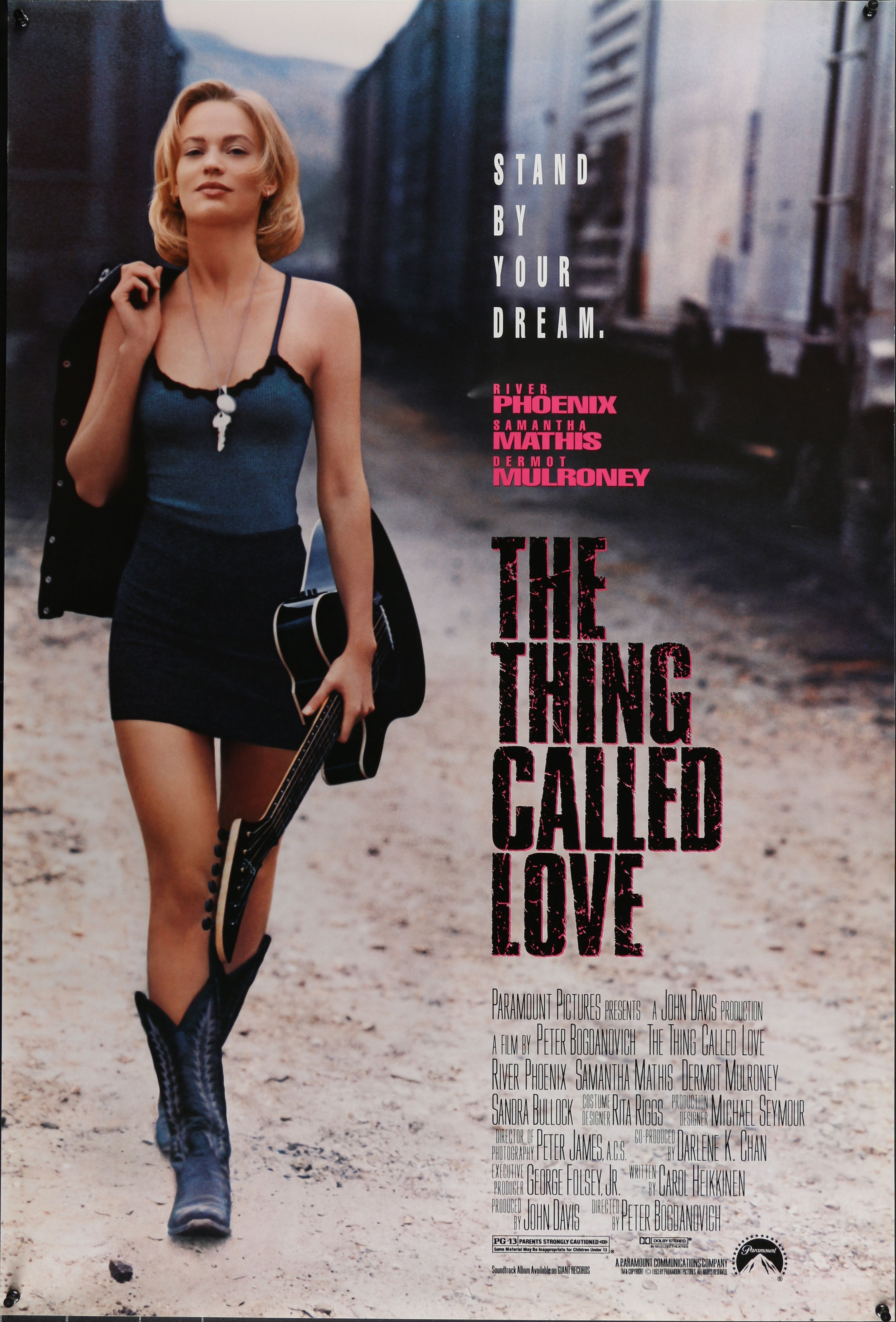 The Thing Called Love (1993) original theatrical movie poster - Final
