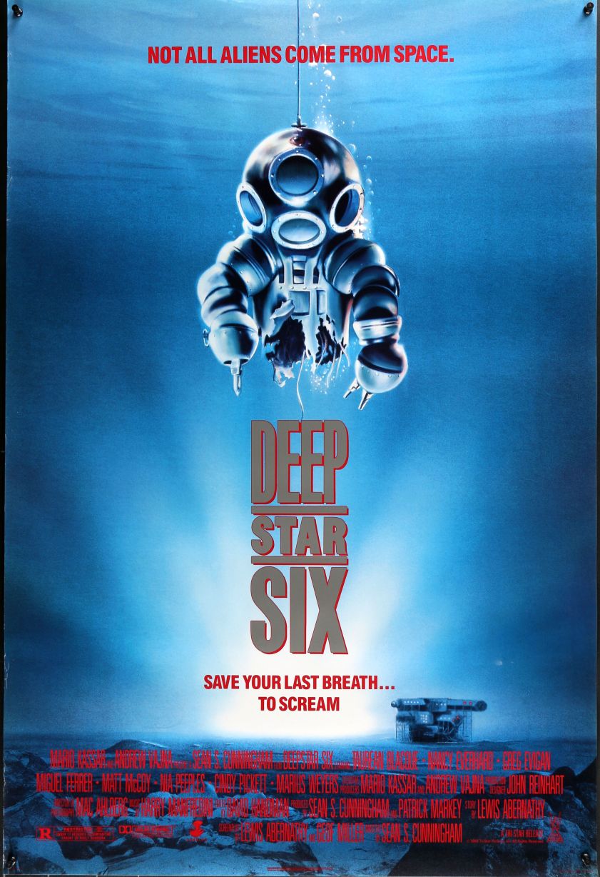 DeepStar Six (1989) original theatrical movie poster - Final
