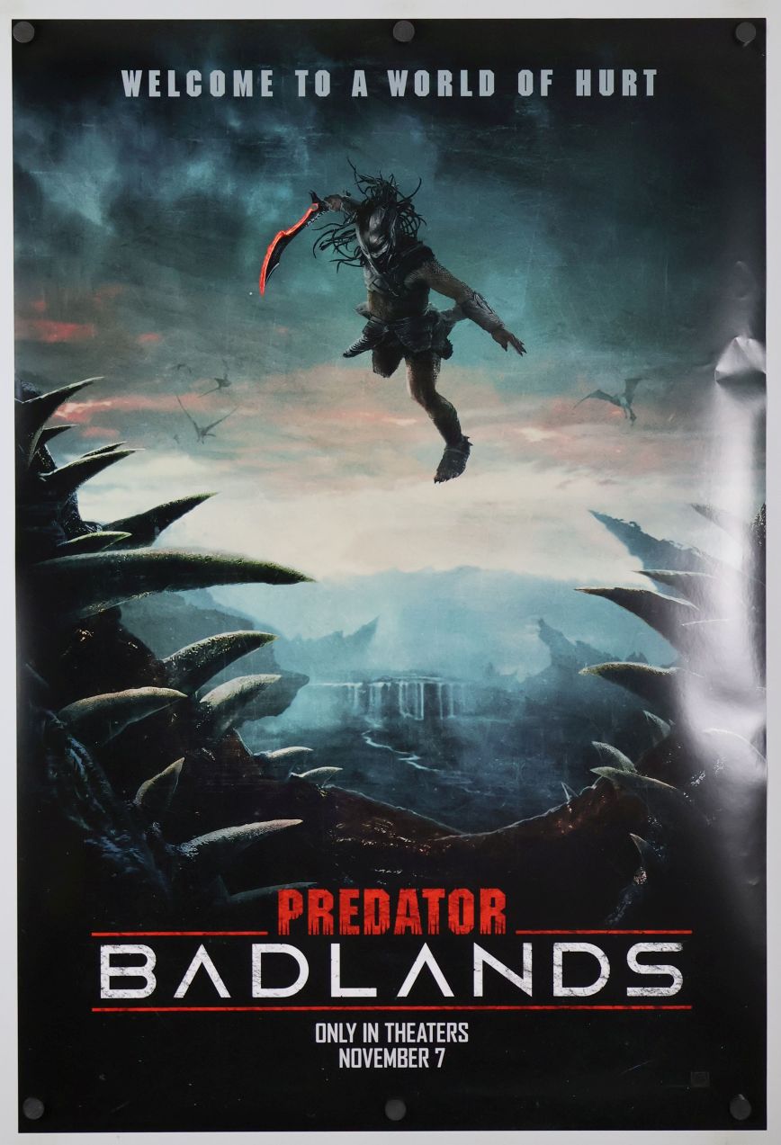 Predator: Badlands (2025) original theatrical movie poster - Advance Style B